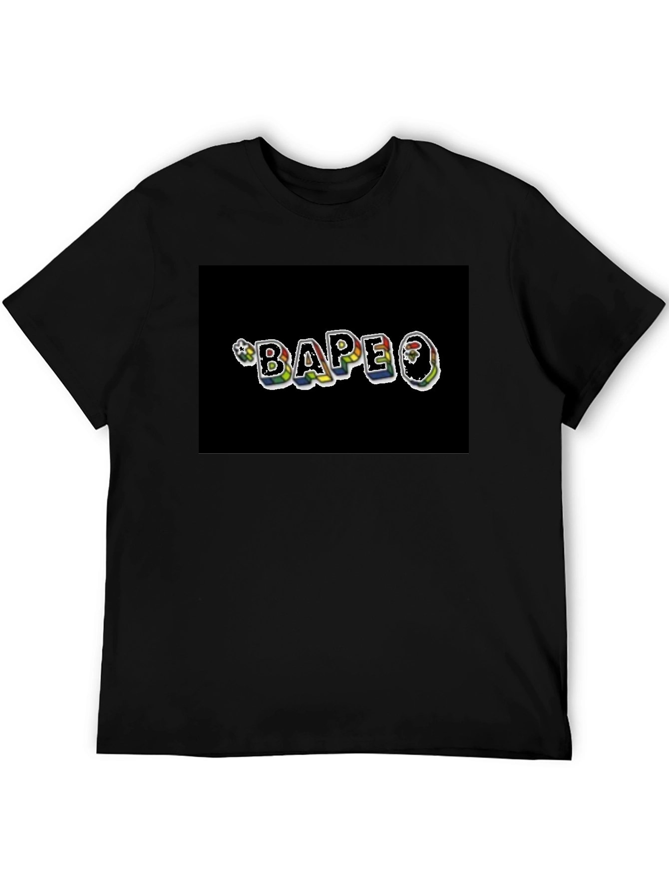 BAPE Logo Black Tee