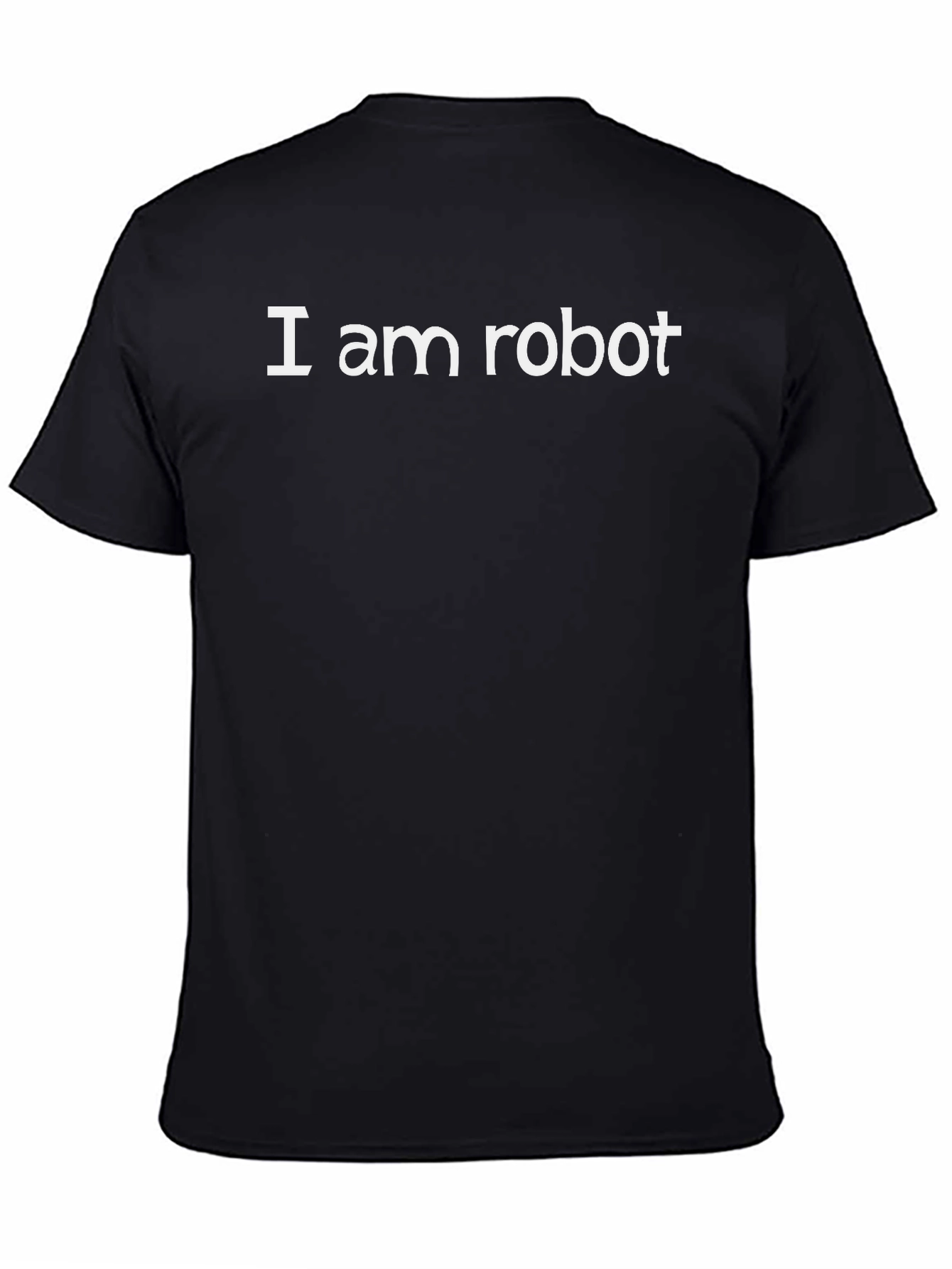 I am Robot Graphic Tee - Black Casual Wear