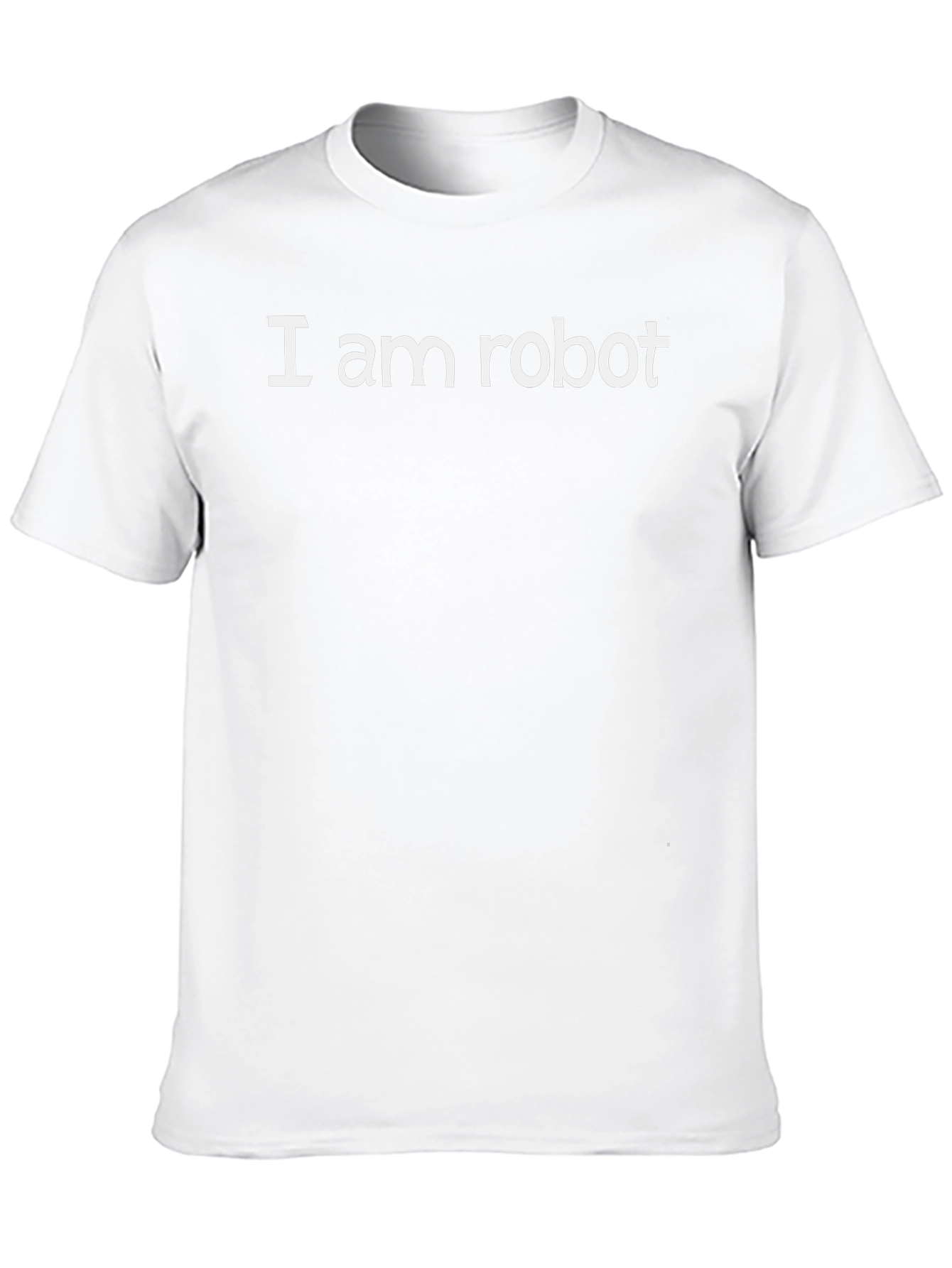 I am Robot Graphic Tee - Black Casual Wear
