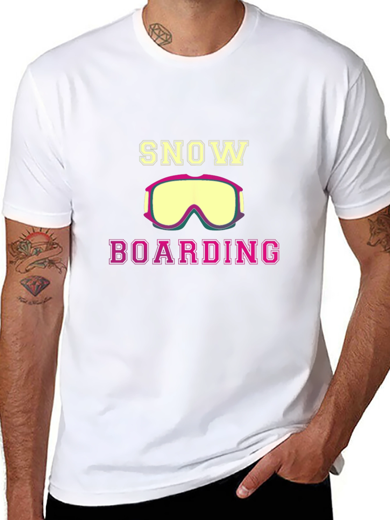 Snowboarding T-Shirt - Fun Winter Sports Graphic Tee