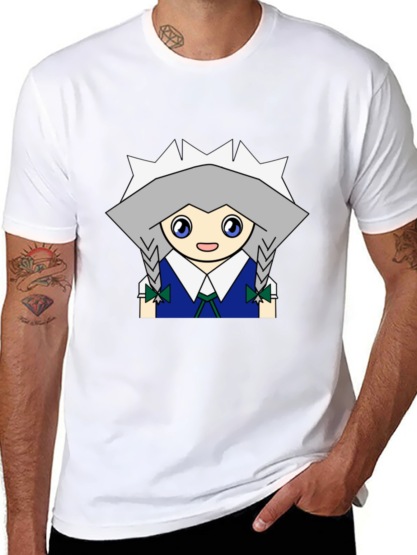 Touhou Project Sakuya Izayoi Anime T-Shirt