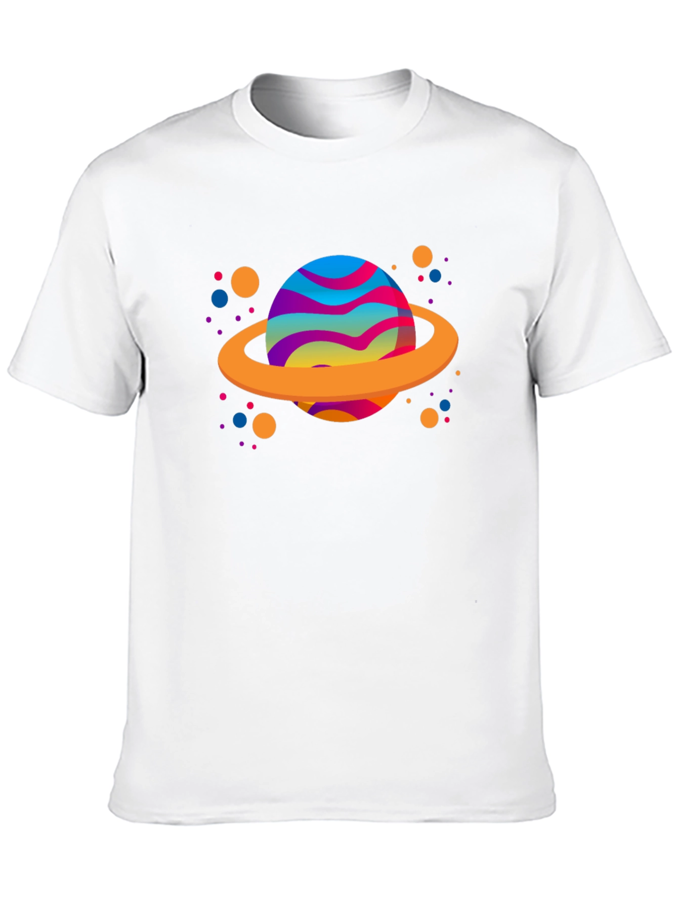 Vibrant Space T-Shirt - Planet Design