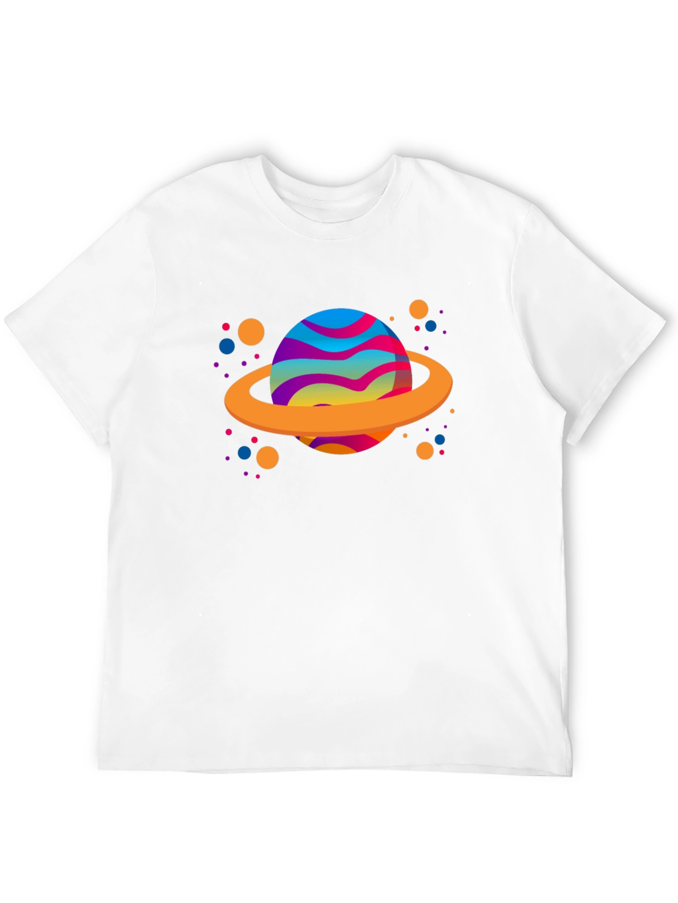 Vibrant Space T-Shirt - Planet Design