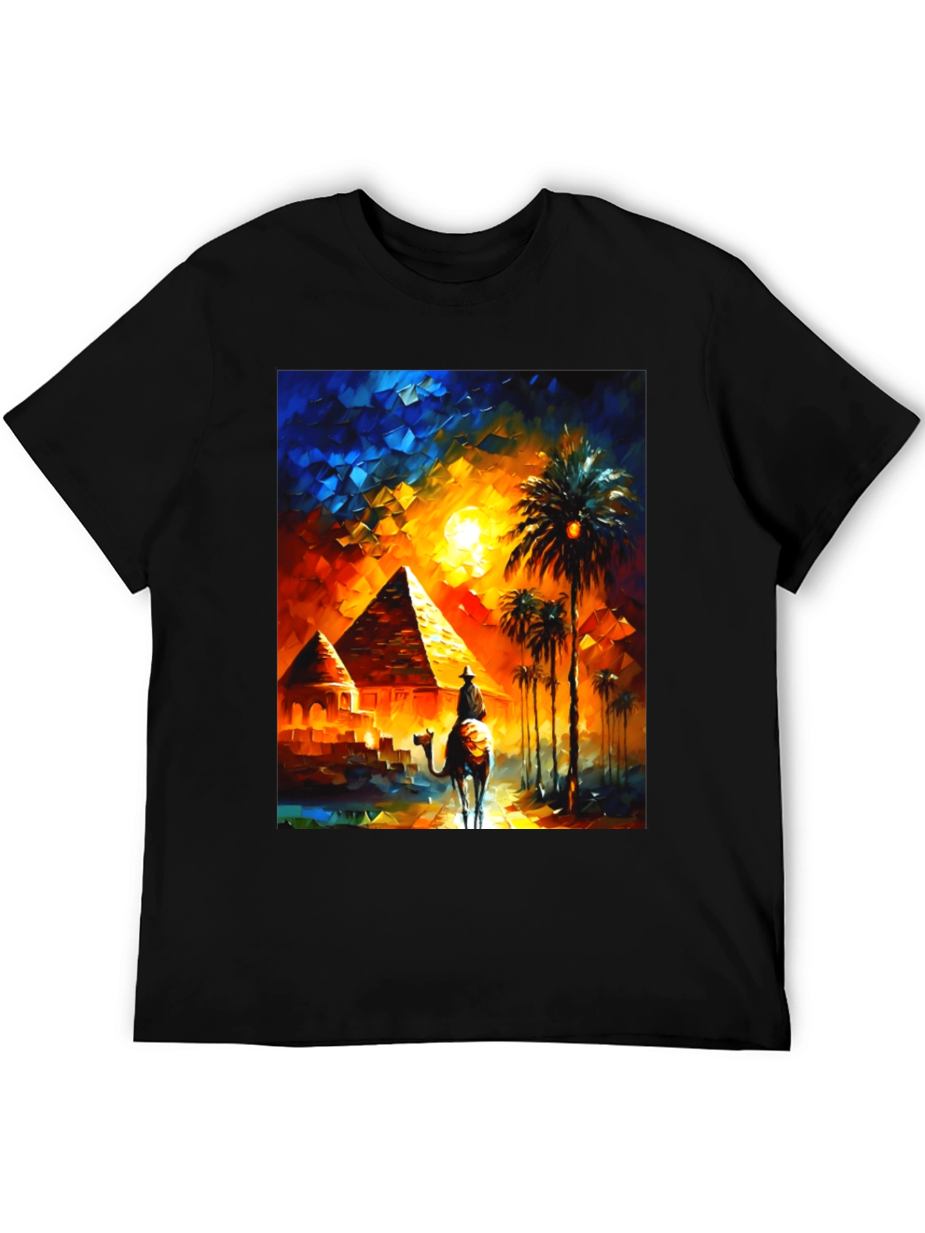 Egyptian Pyramid Camel Ride Graphic Tee