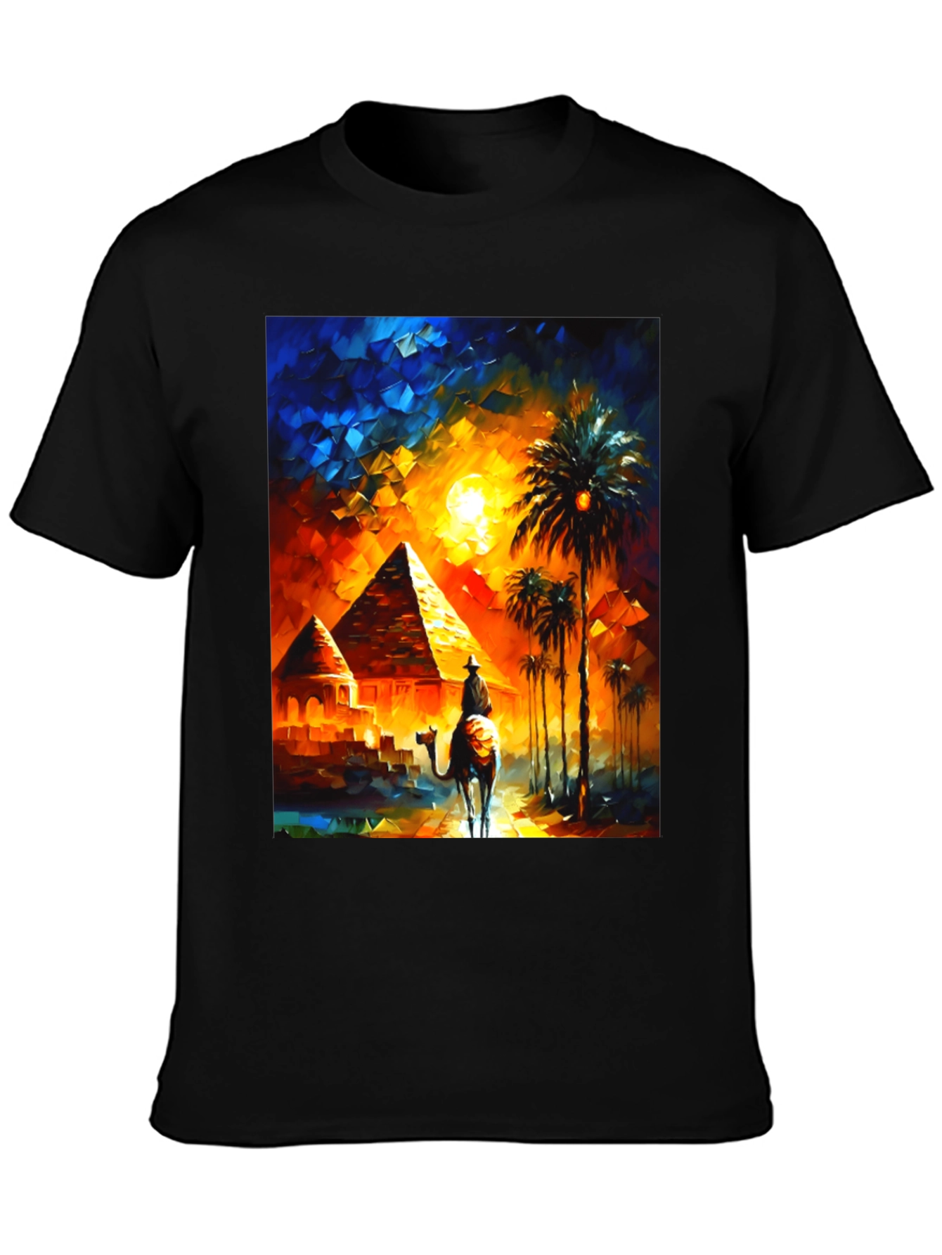 Egyptian Pyramid Camel Ride Graphic Tee