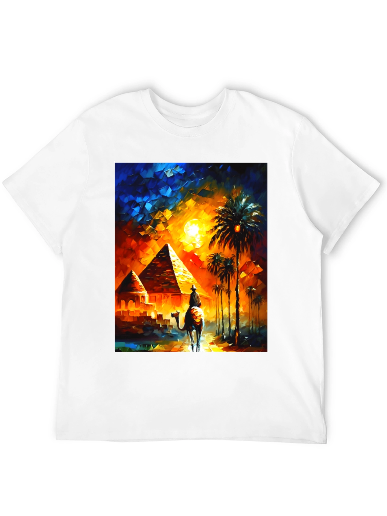 Egyptian Pyramid Camel Ride Graphic Tee