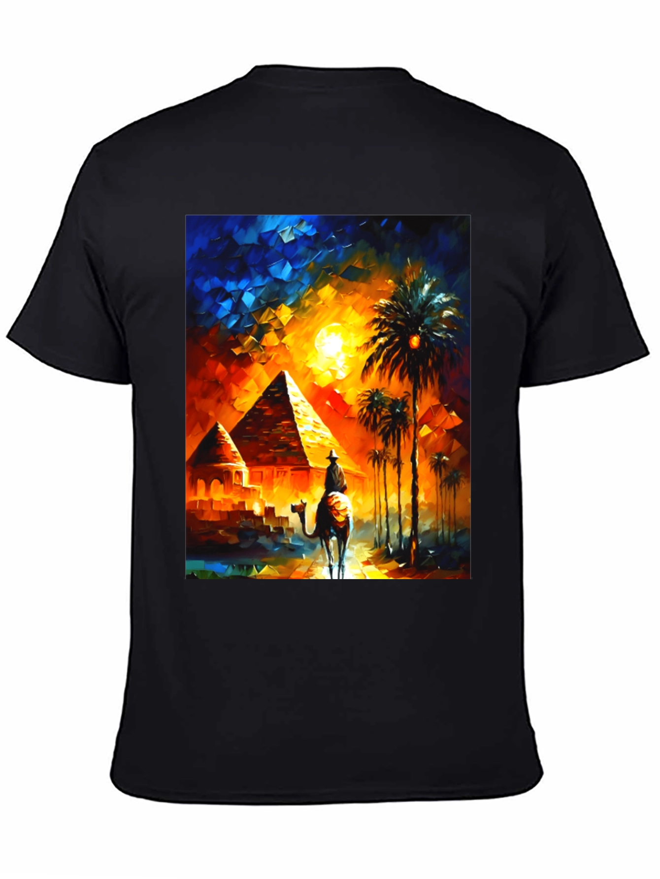 Egyptian Pyramid Camel Ride Graphic Tee