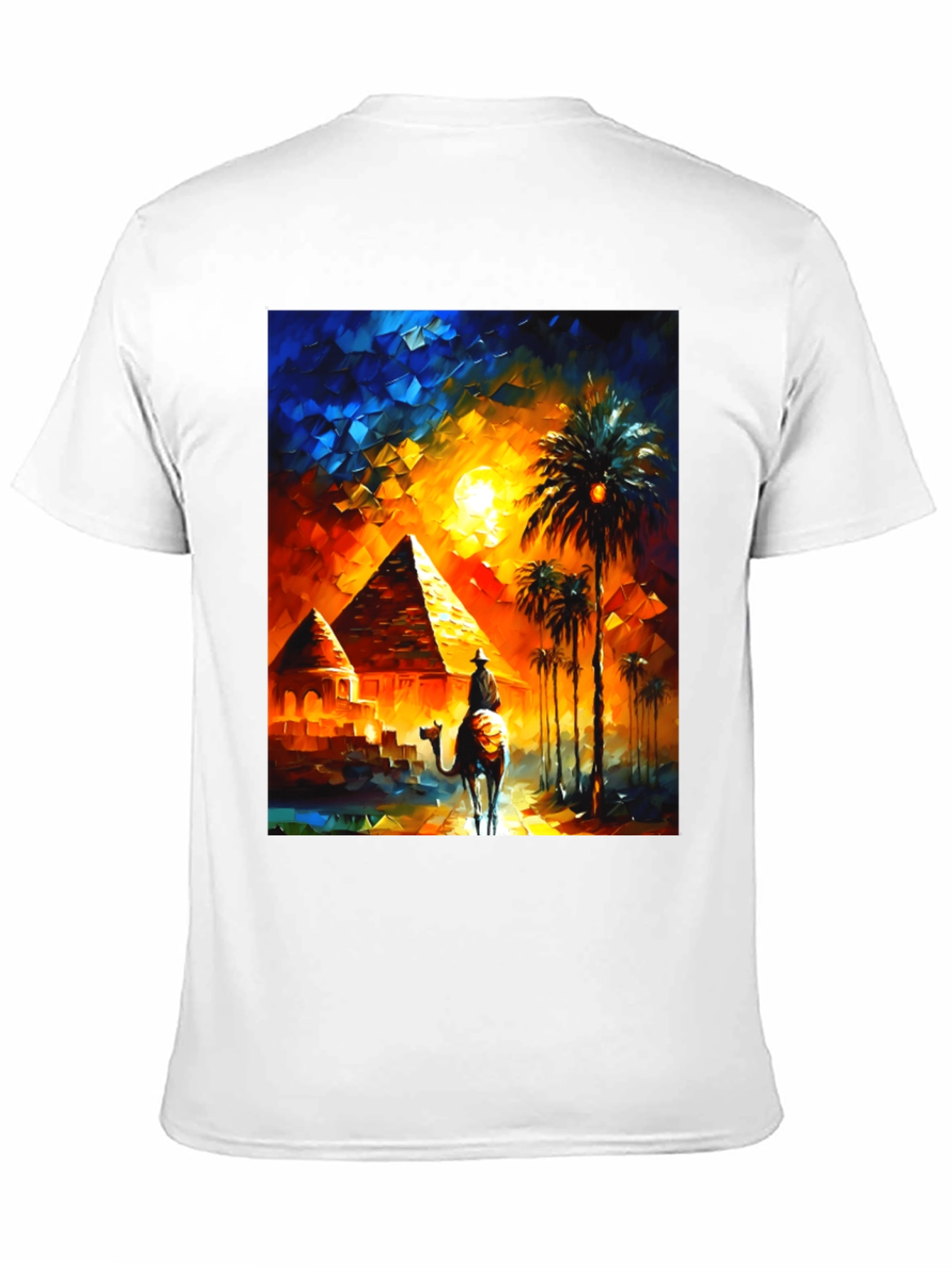 Egyptian Pyramid Camel Ride Graphic Tee