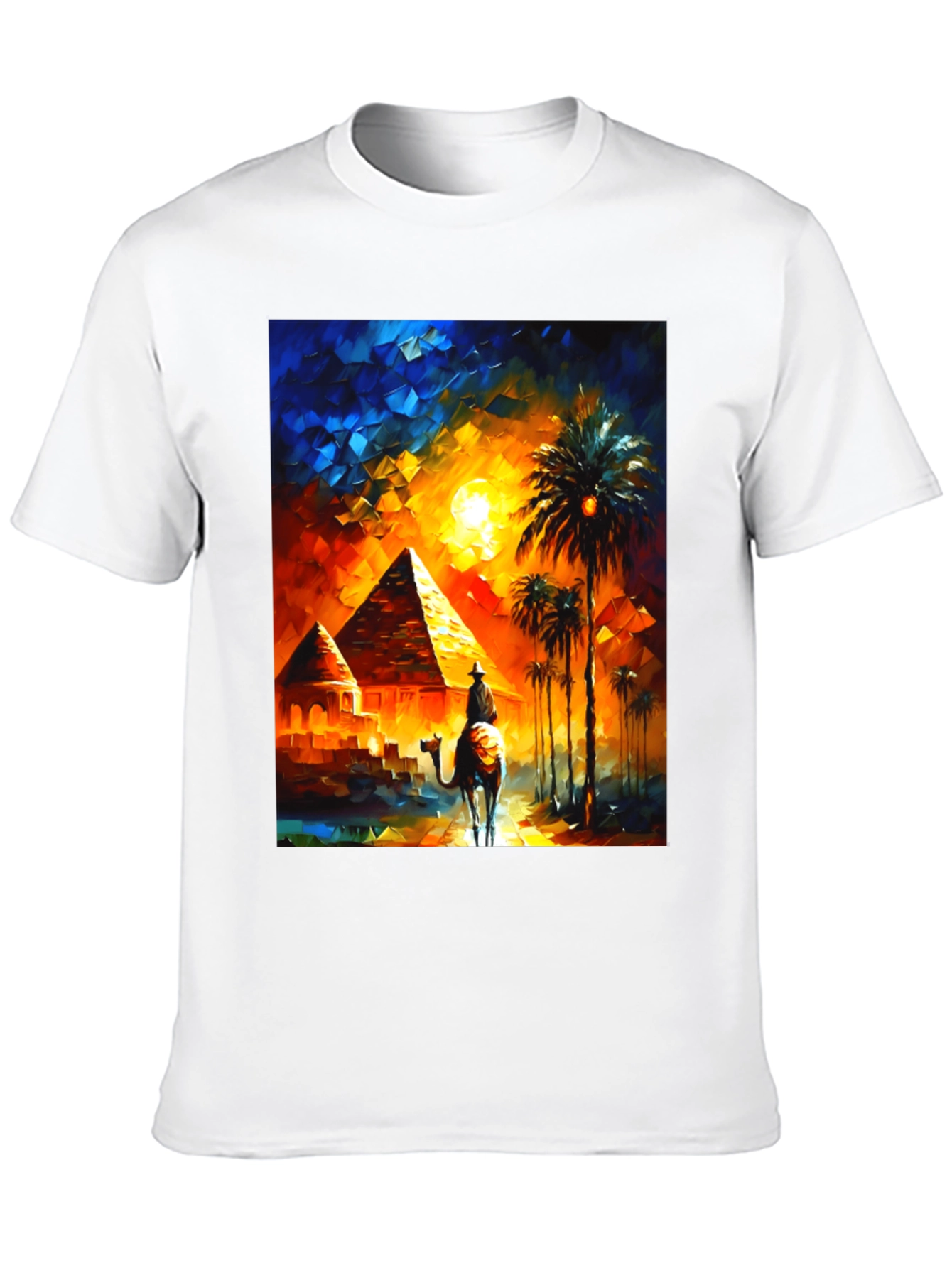 Egyptian Pyramid Camel Ride Graphic Tee