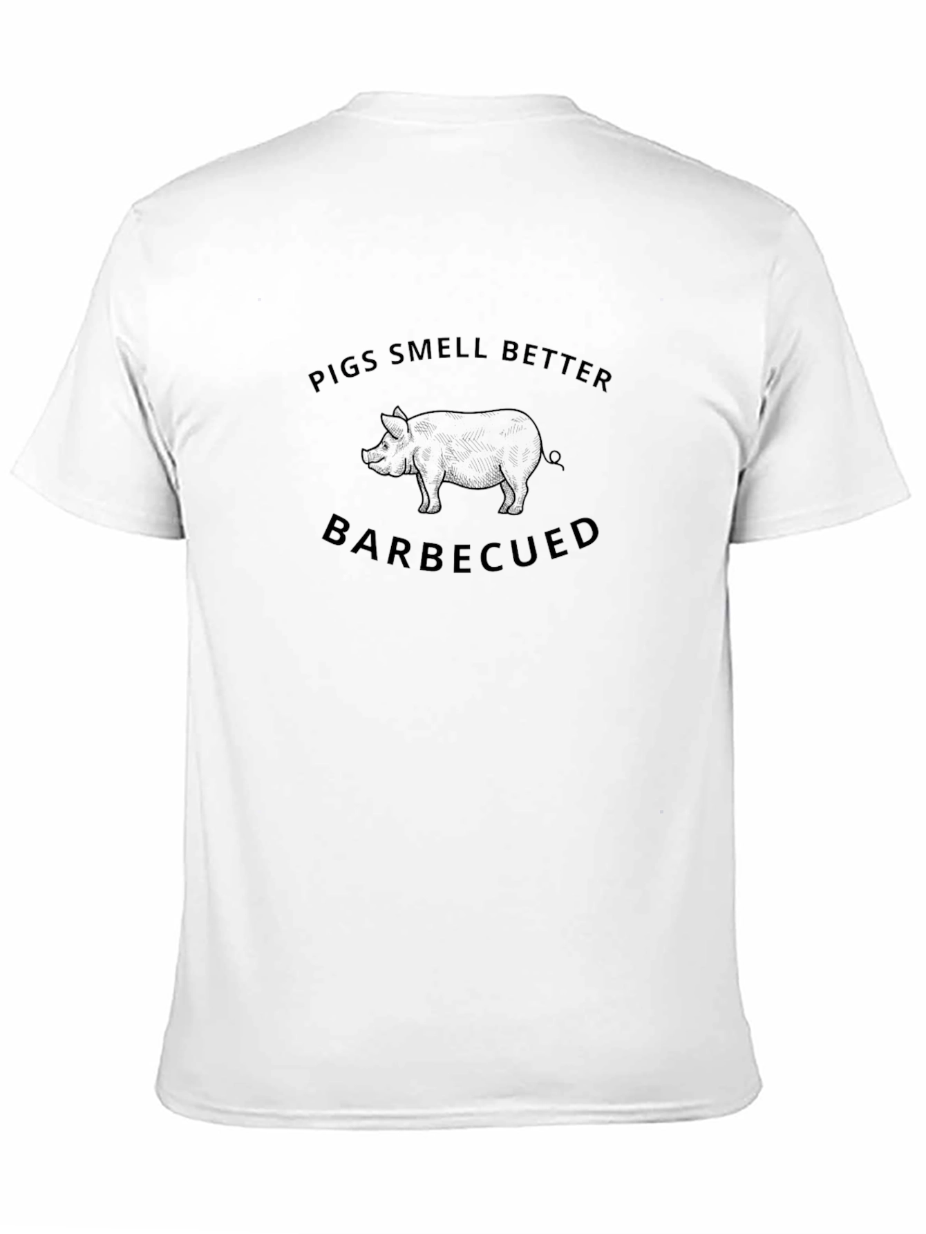Pigs Smell Better Barbecued Graphic T-Shirt