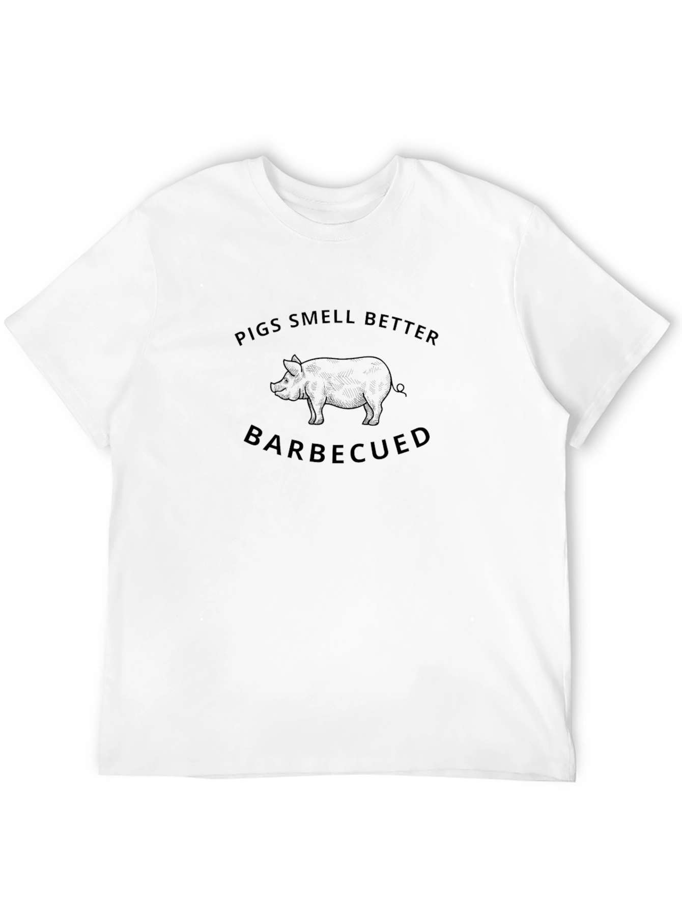 Pigs Smell Better Barbecued Graphic T-Shirt
