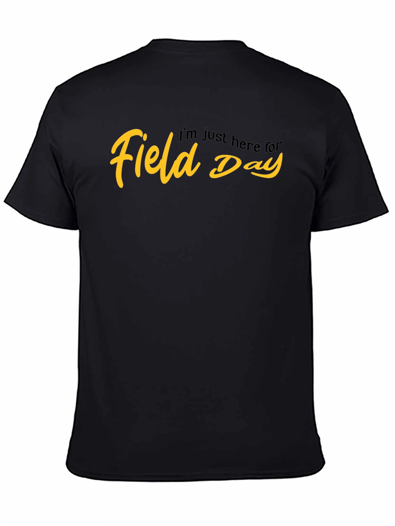 Field Day Graphic T-Shirt - Black Cotton Tee