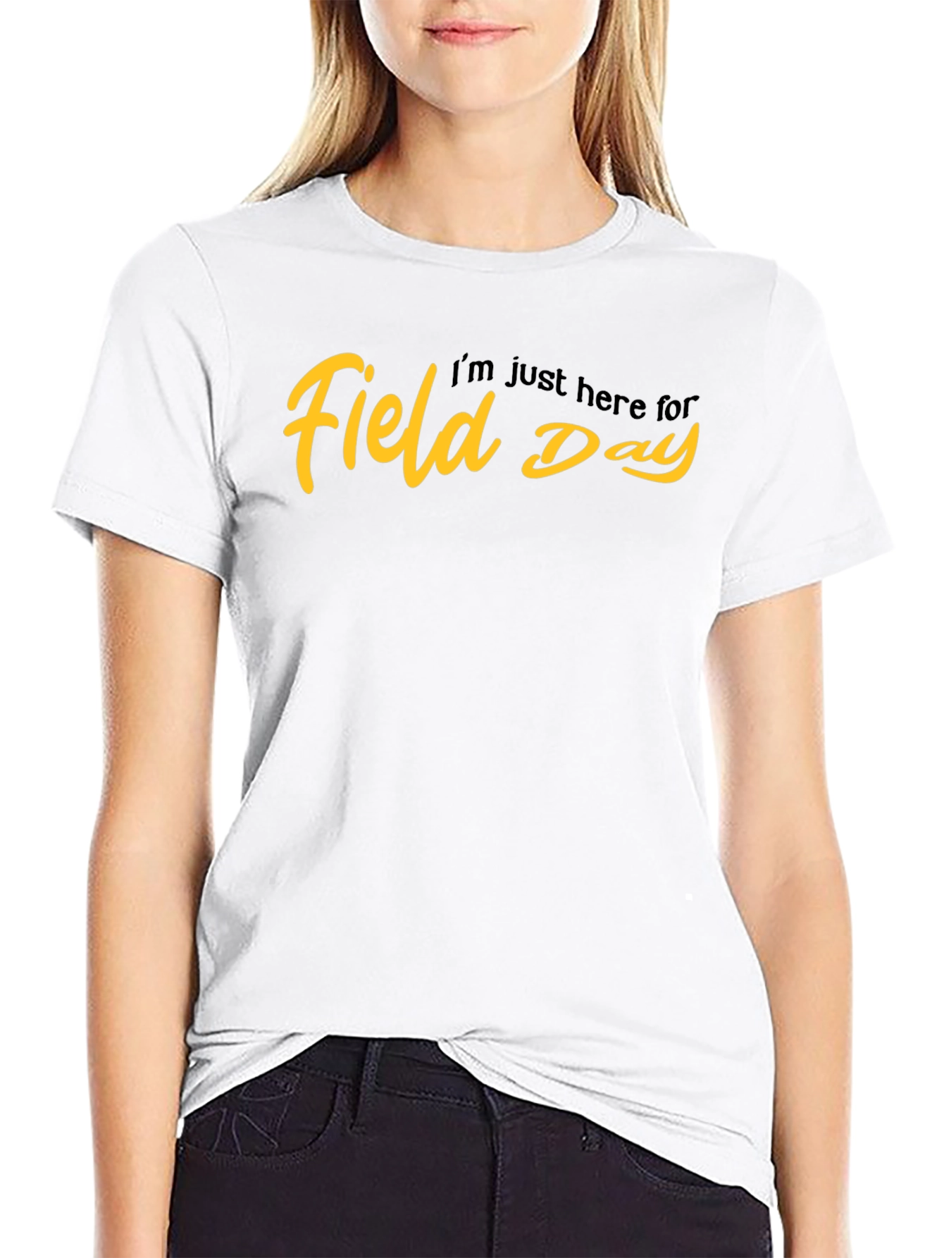 Field Day Graphic T-Shirt - Black Cotton Tee