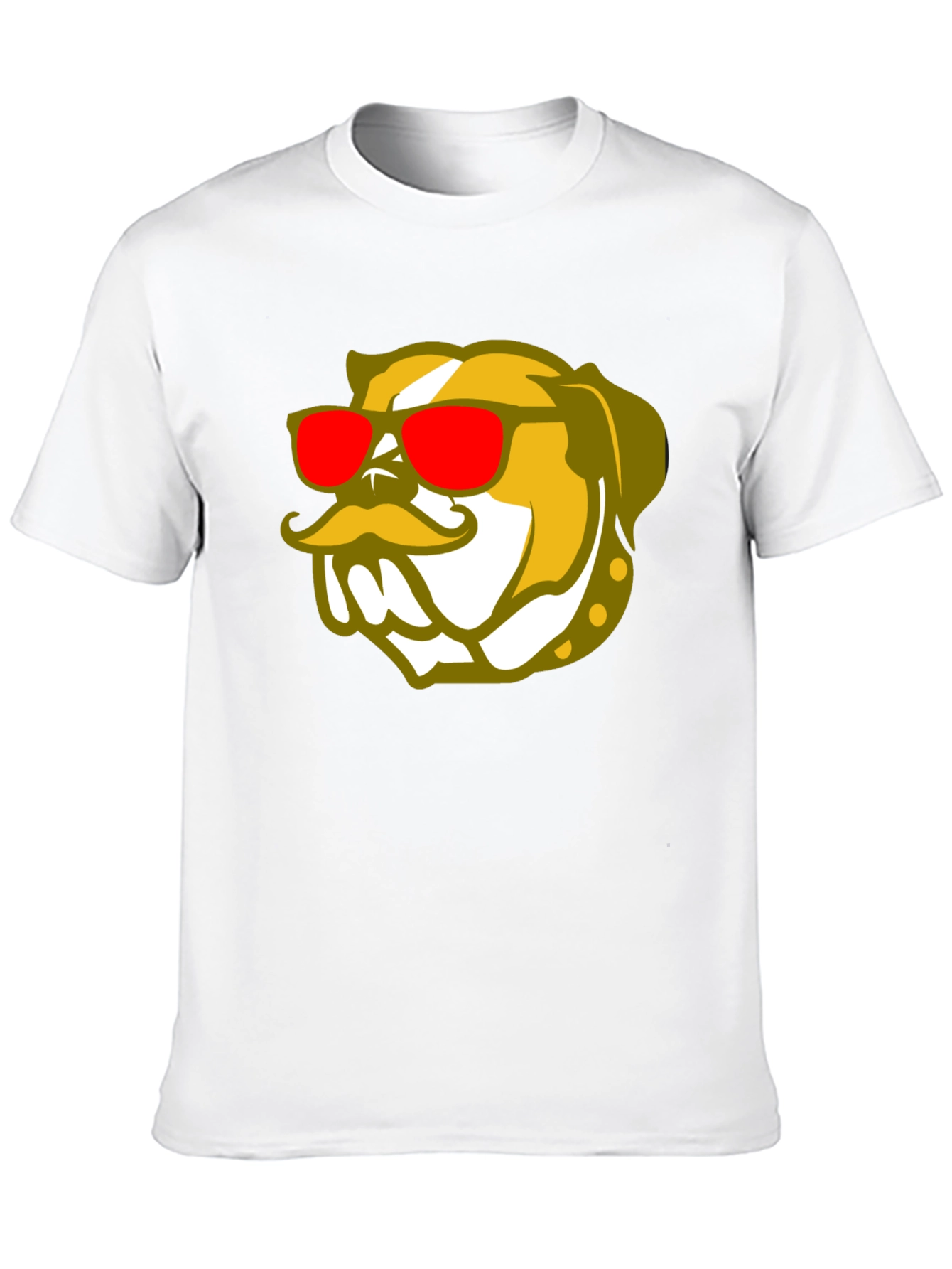 Cool Bulldog Graphic Black T-Shirt
