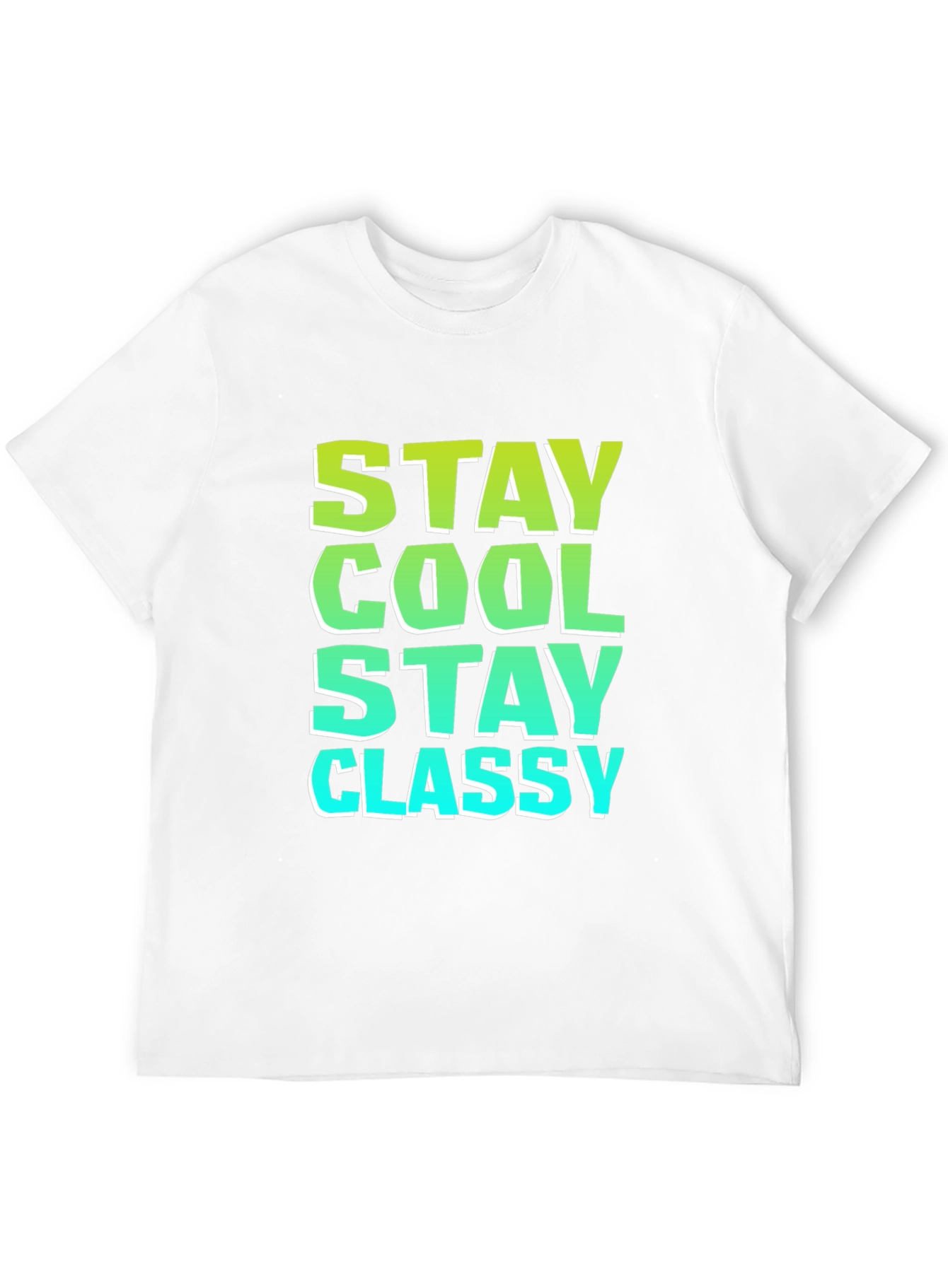 Stay Cool Stay Classy Black Graphic Tee