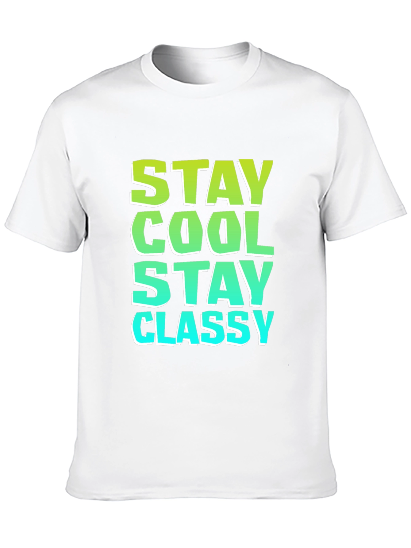 Stay Cool Stay Classy Black Graphic Tee