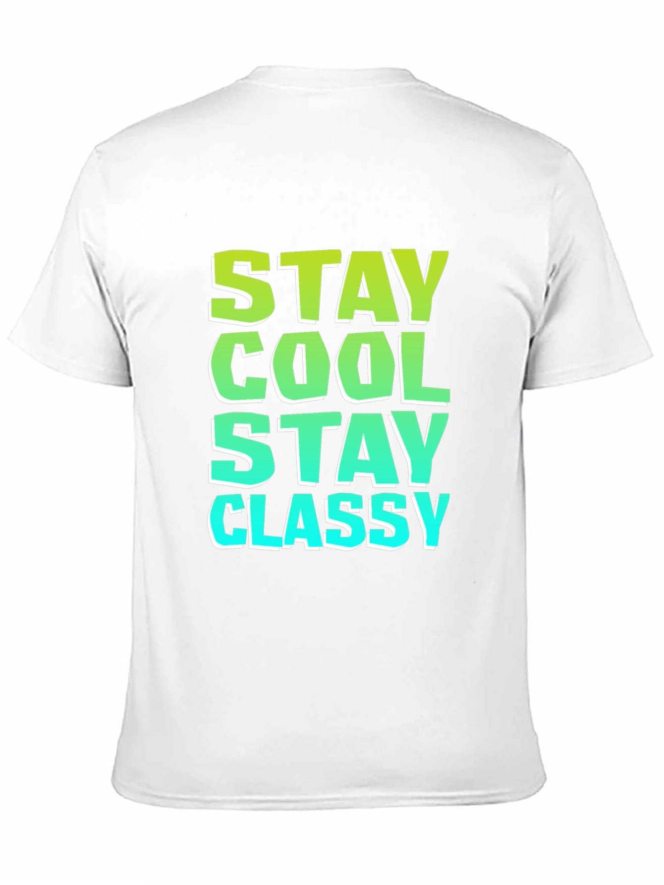 Stay Cool Stay Classy Black Graphic Tee