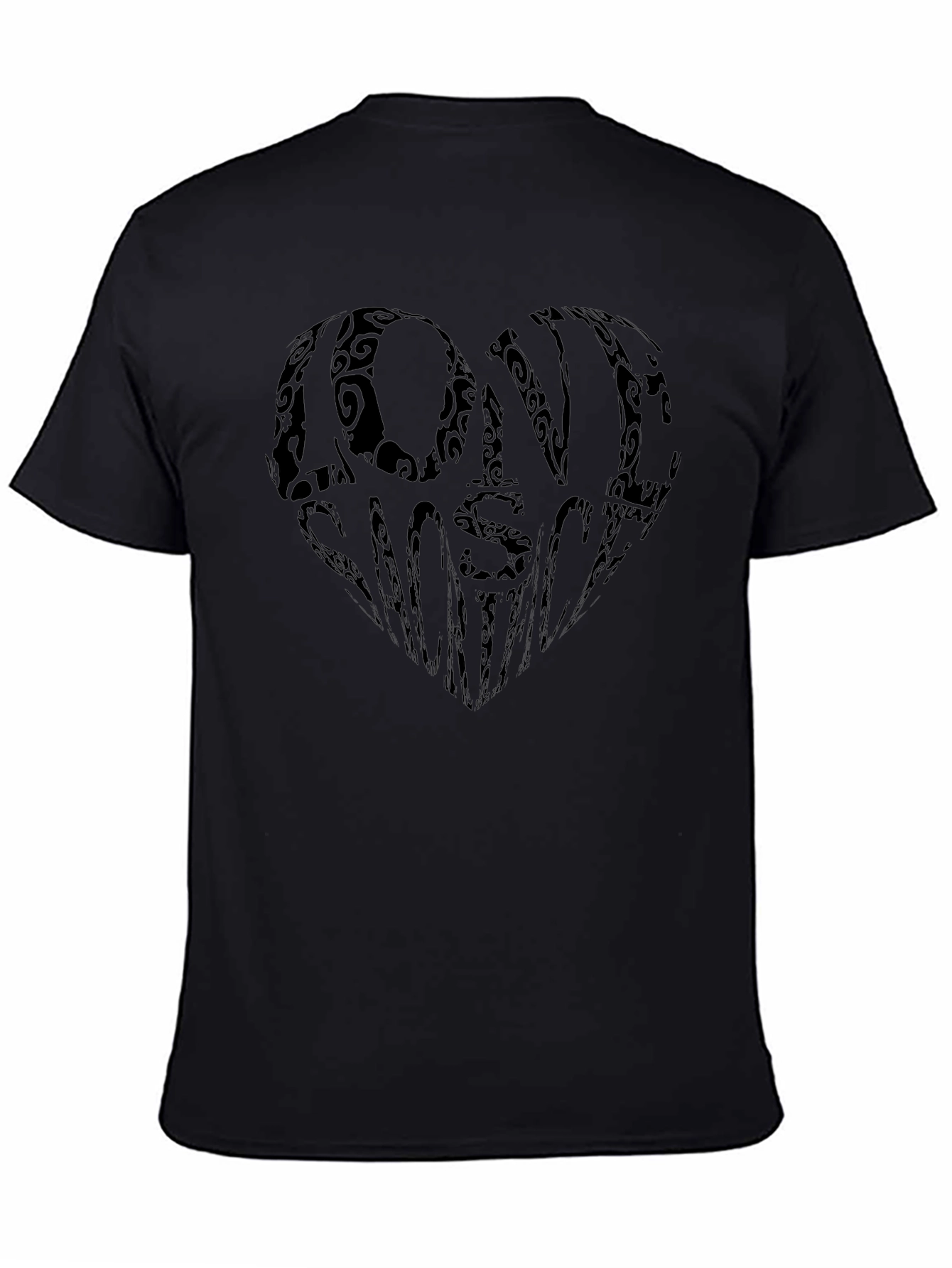 Love Wins Black Graphic Tee - Stylish & Trendy!
