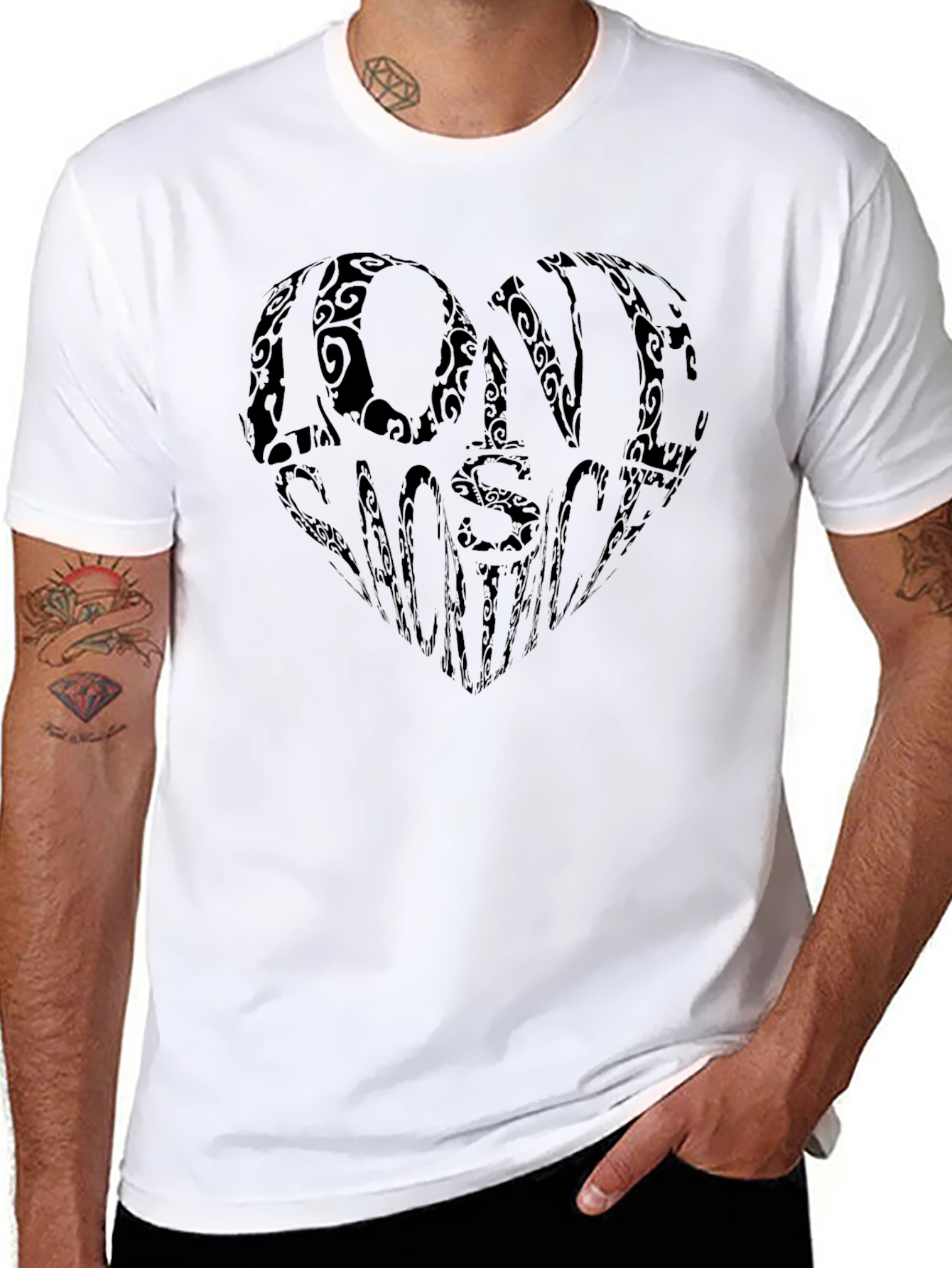 Love Wins Black Graphic Tee - Stylish & Trendy!