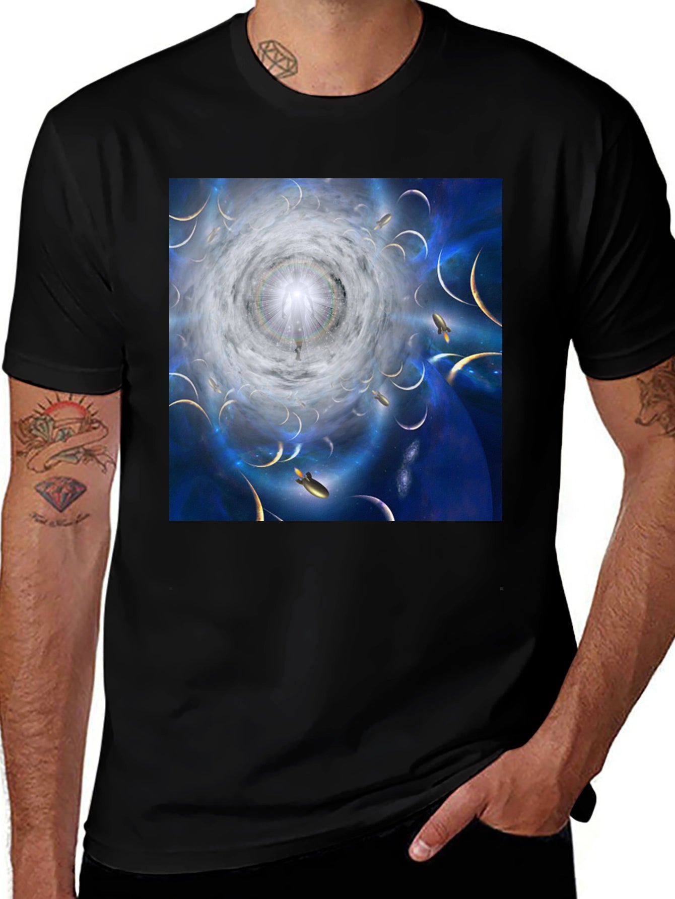 Celestial Dreamscape Graphic T-Shirt