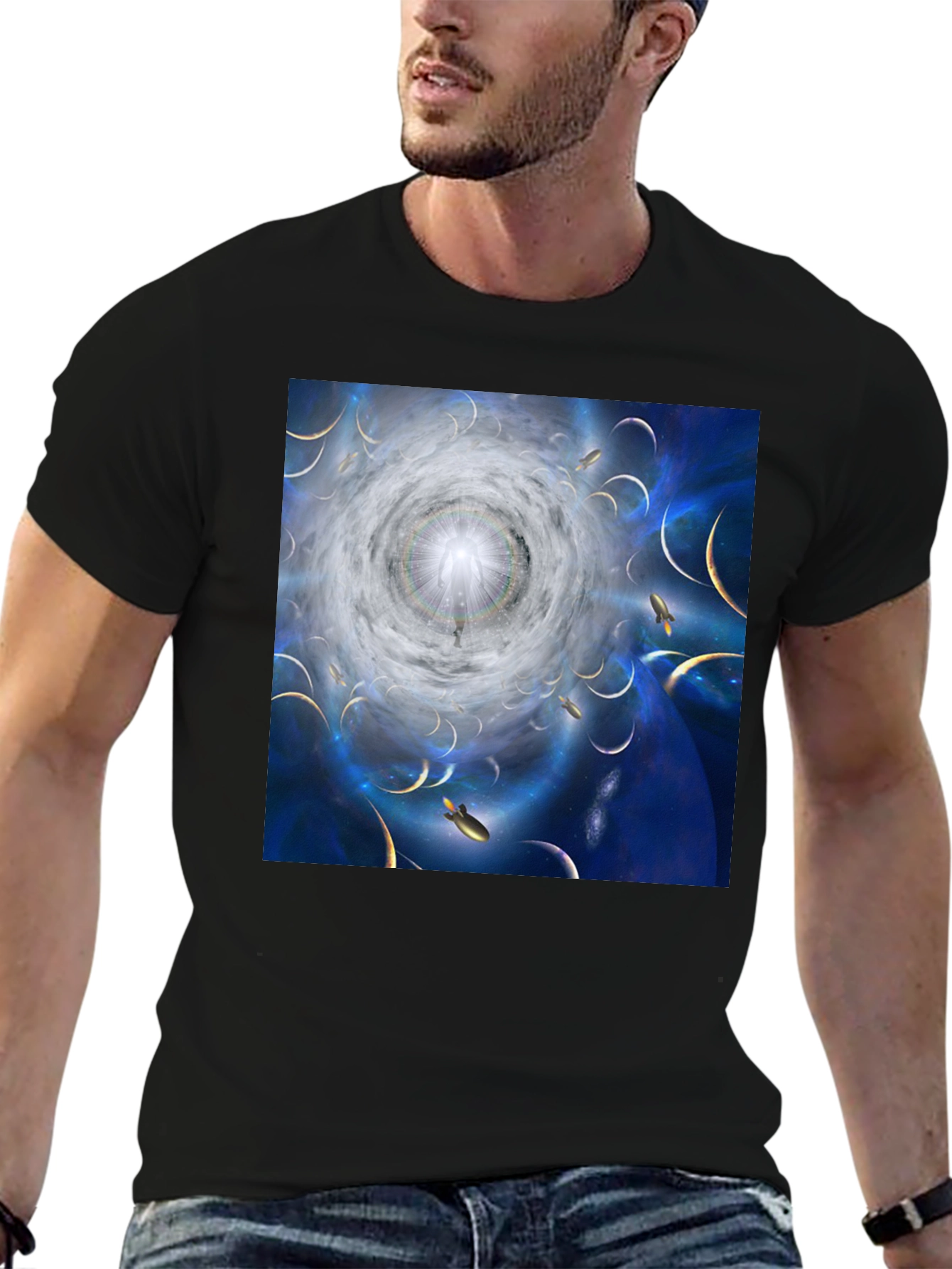 Celestial Dreamscape Graphic T-Shirt