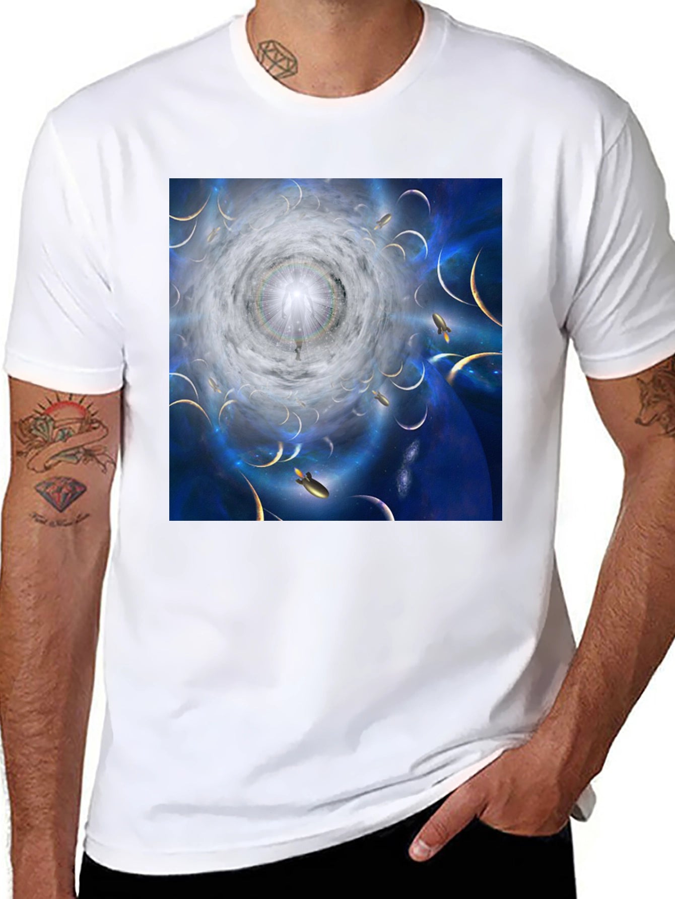 Celestial Dreamscape Graphic T-Shirt