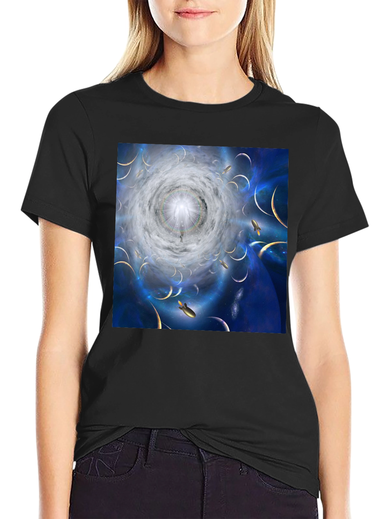 Celestial Dreamscape Graphic T-Shirt