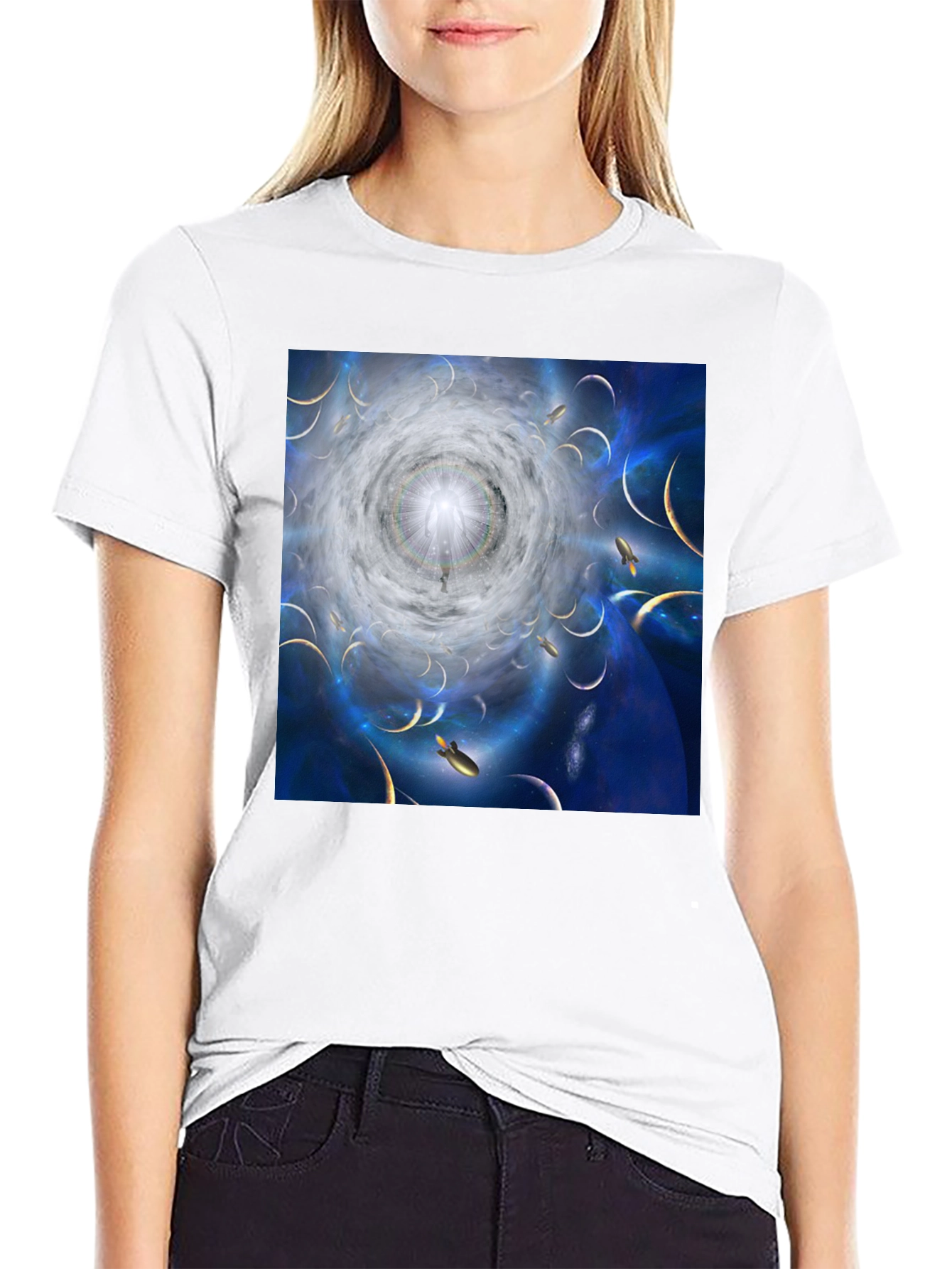 Celestial Dreamscape Graphic T-Shirt