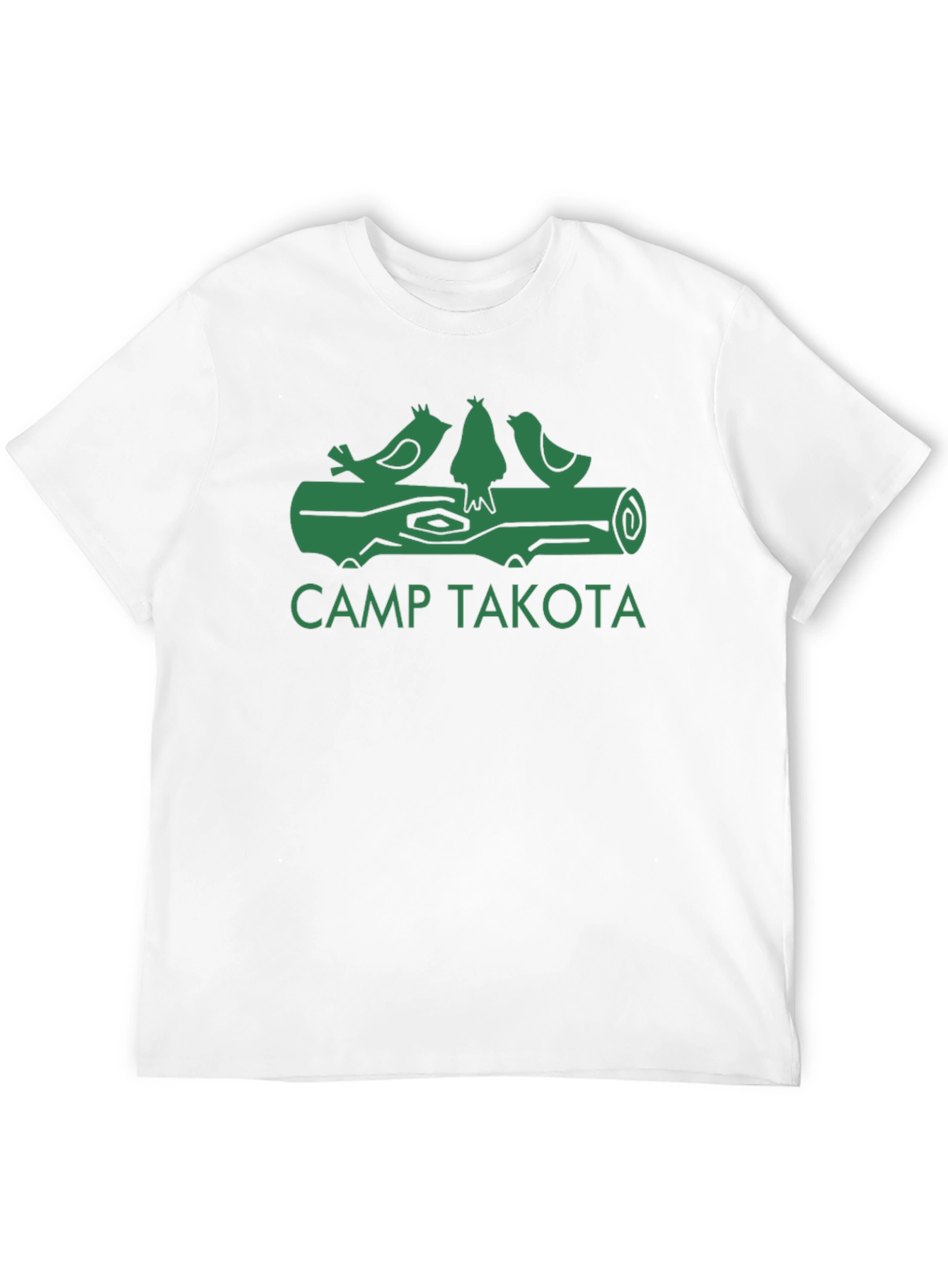 Camp Takota Birds on Log Black T-Shirt