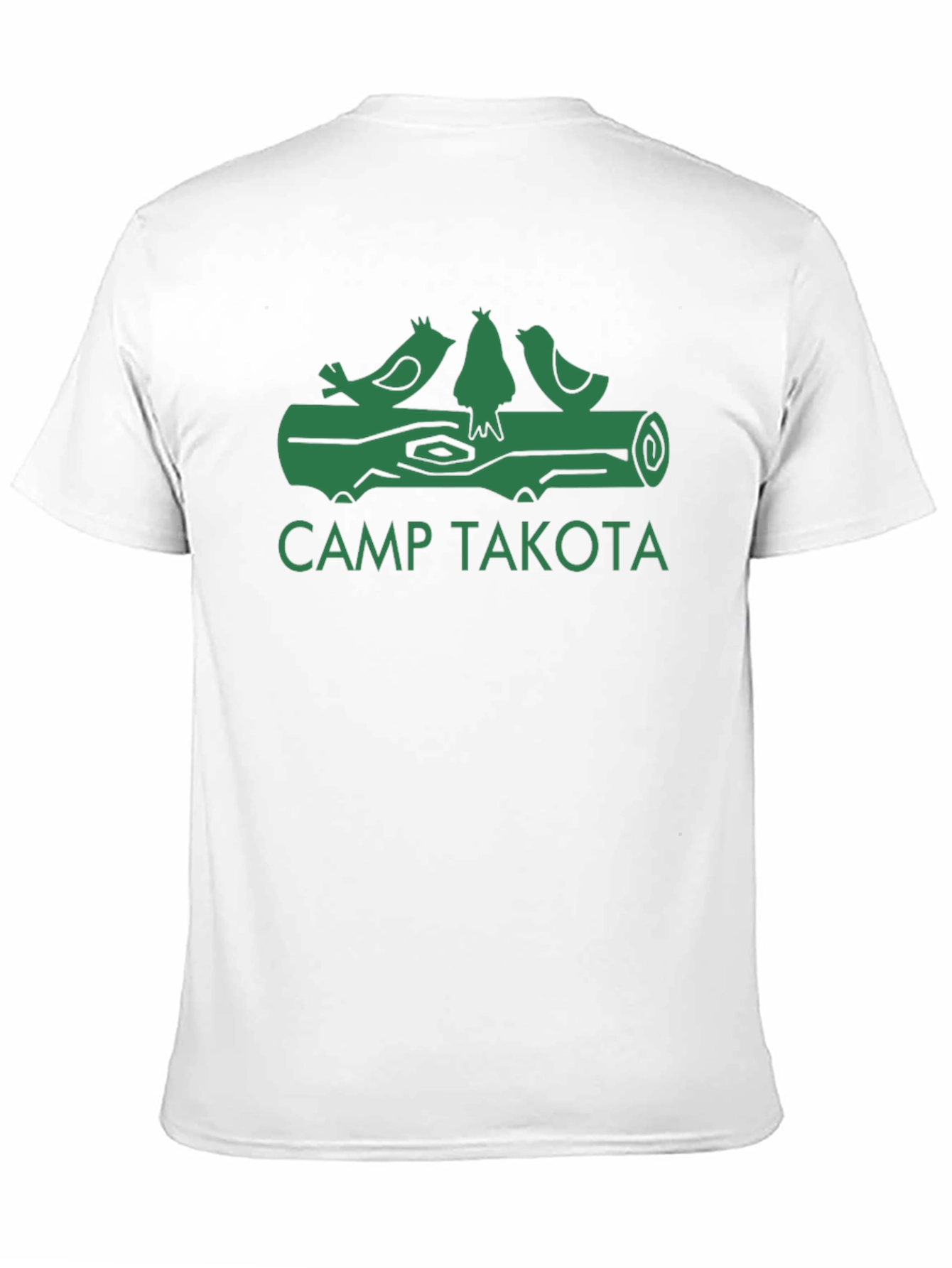Camp Takota Birds on Log Black T-Shirt