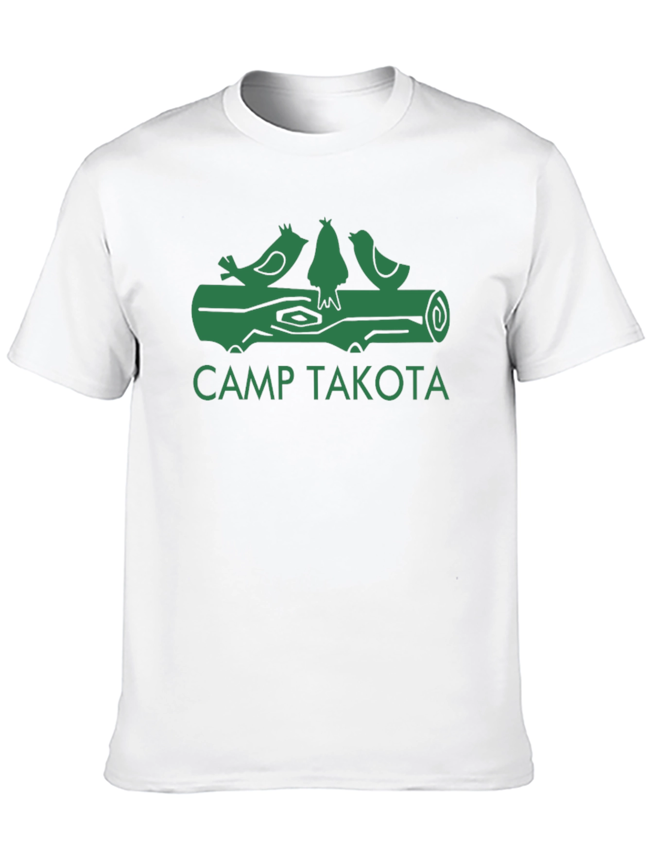 Camp Takota Birds on Log Black T-Shirt