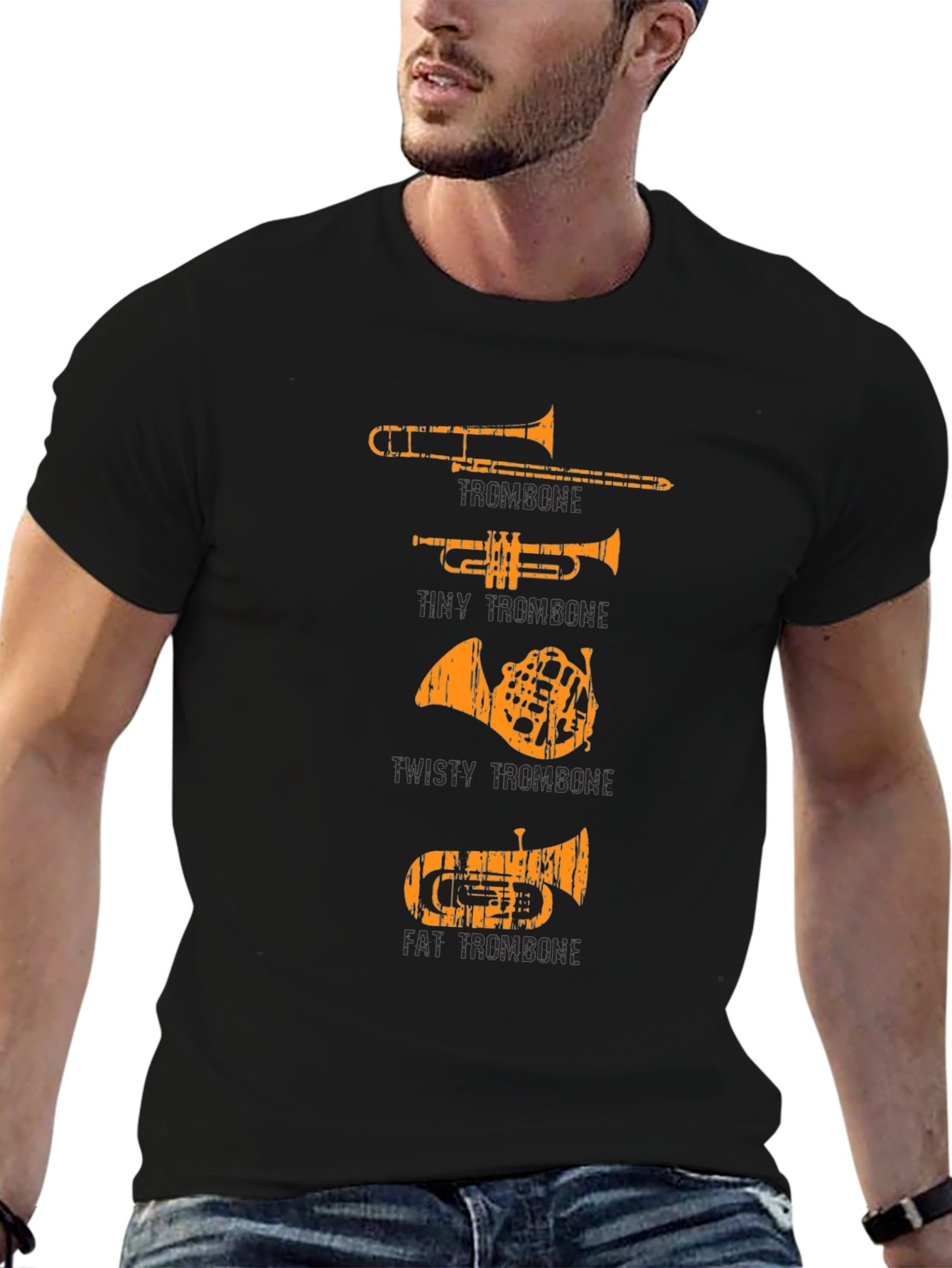 Funny Trombone T-Shirt - Music Lover Tee