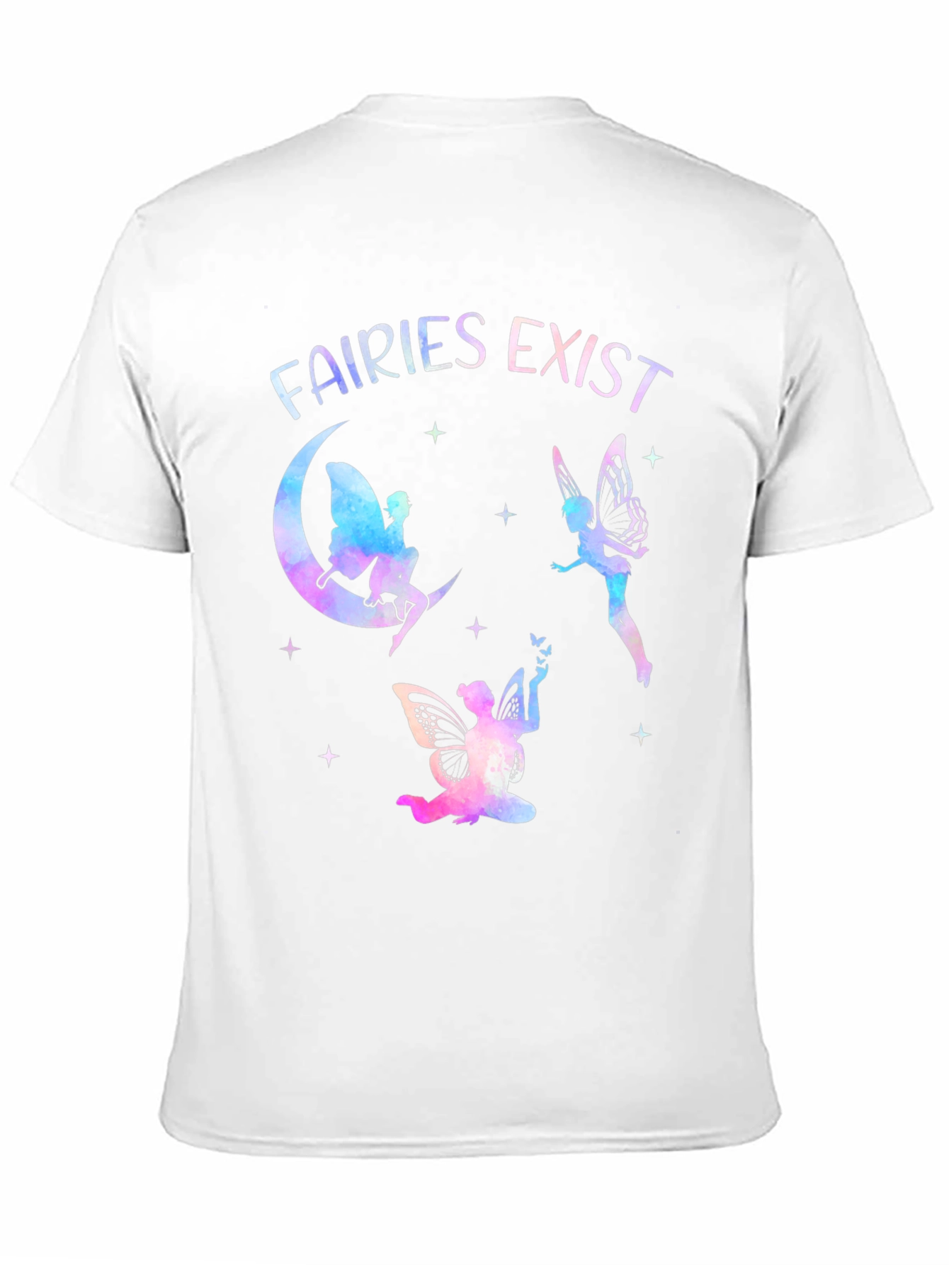 Fairies Exist Graphic Tee - Unique Fantasy Shirt