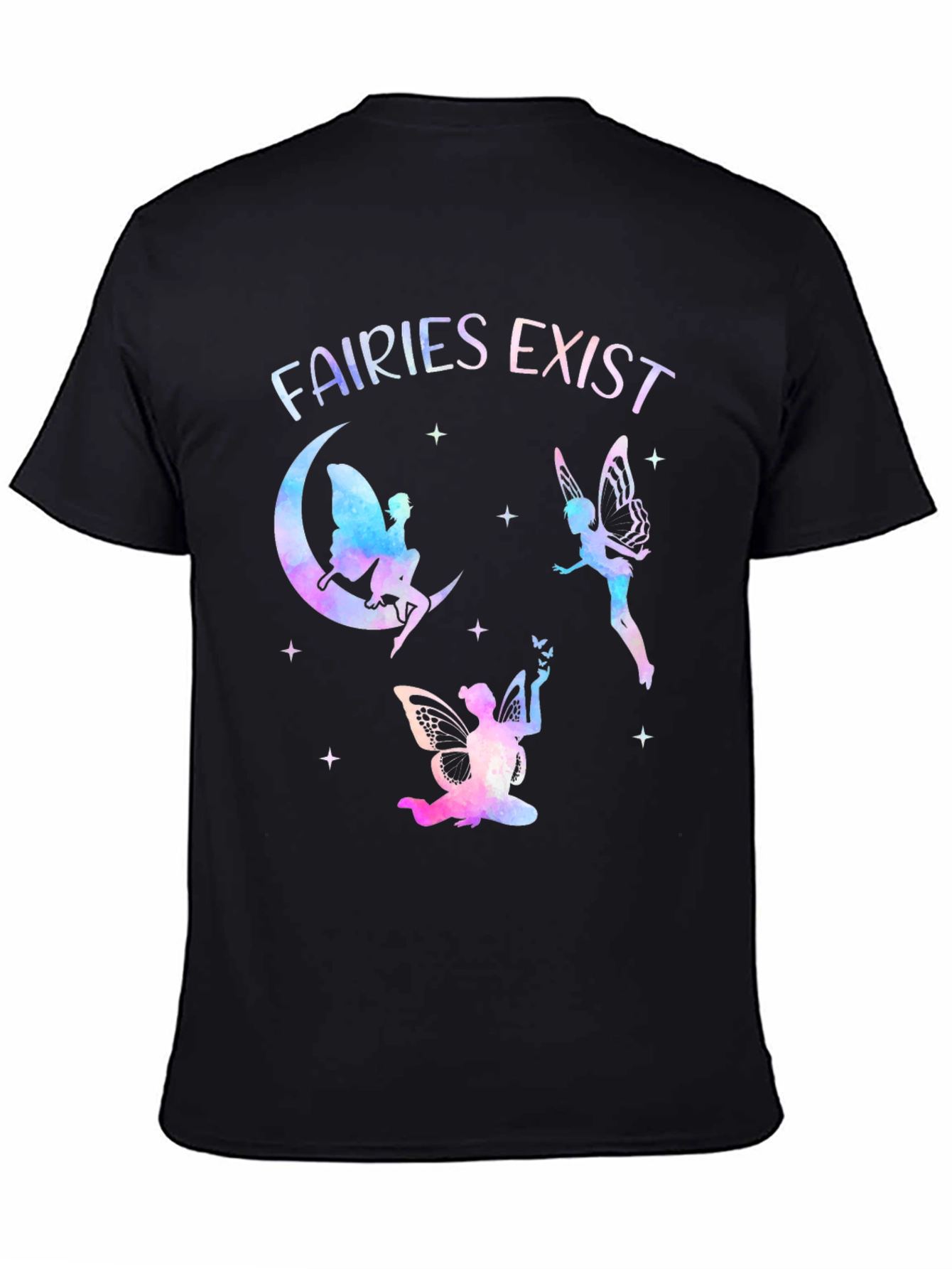 Fairies Exist Graphic Tee - Unique Fantasy Shirt