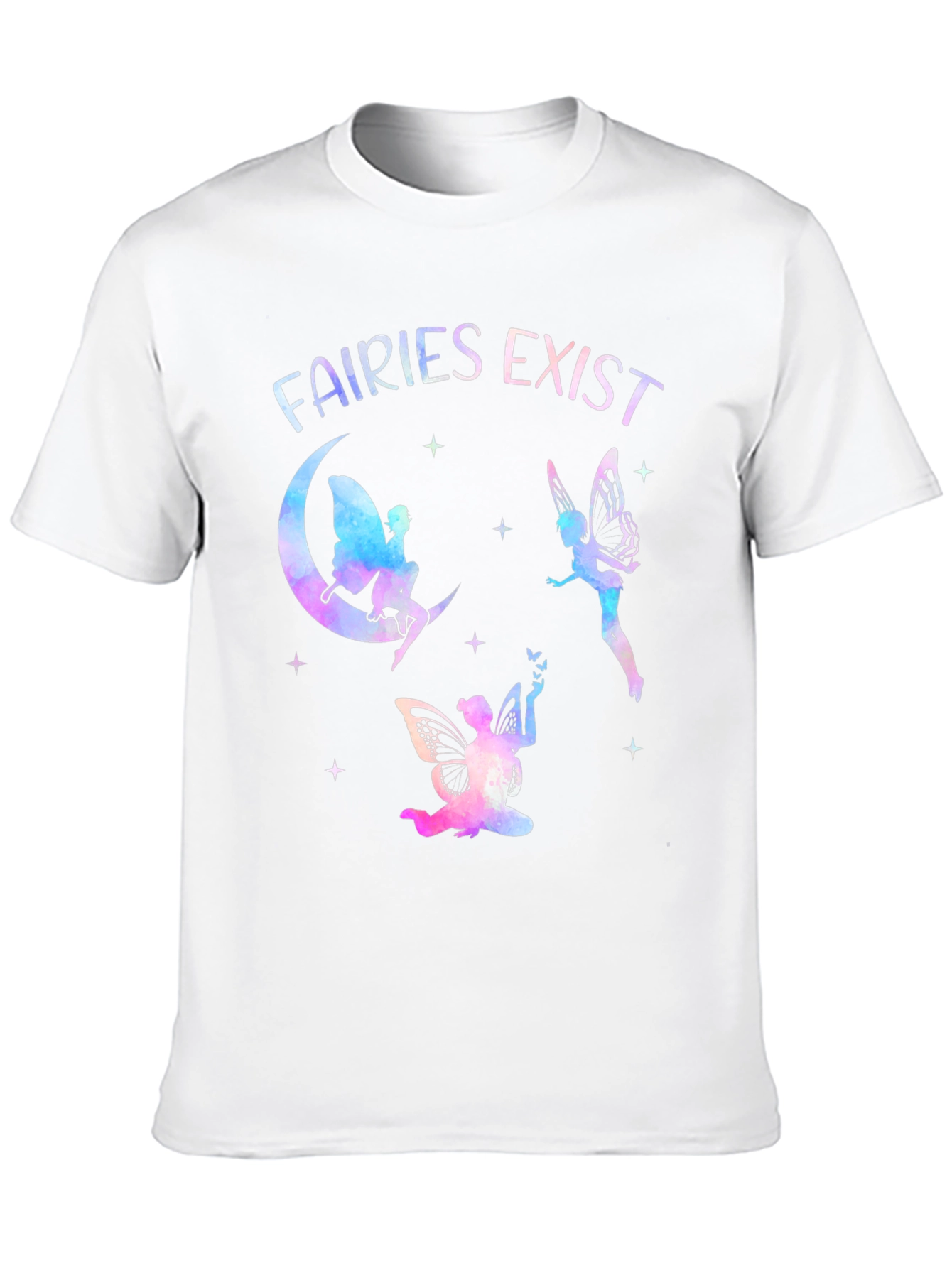 Fairies Exist Graphic Tee - Unique Fantasy Shirt