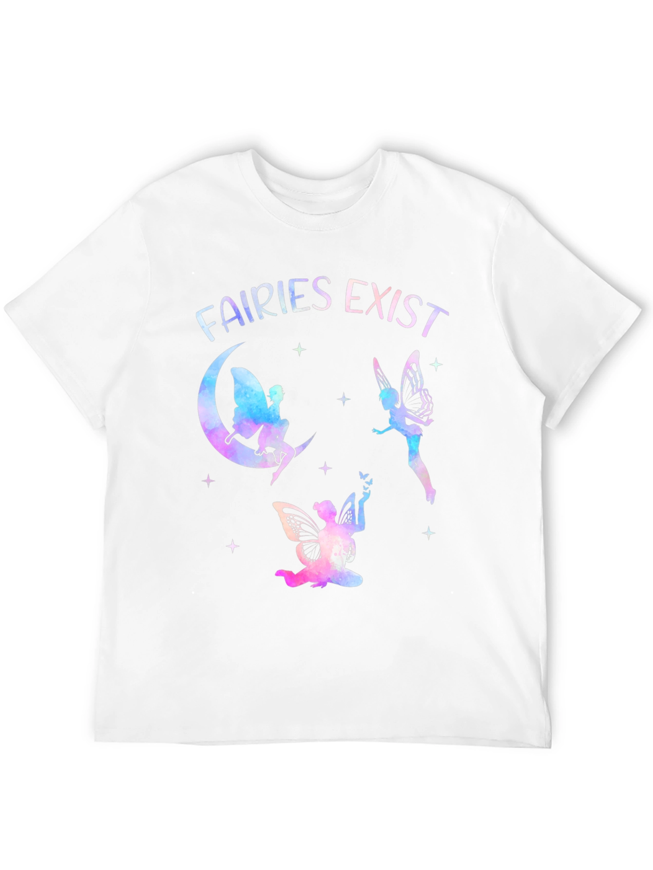 Fairies Exist Graphic Tee - Unique Fantasy Shirt