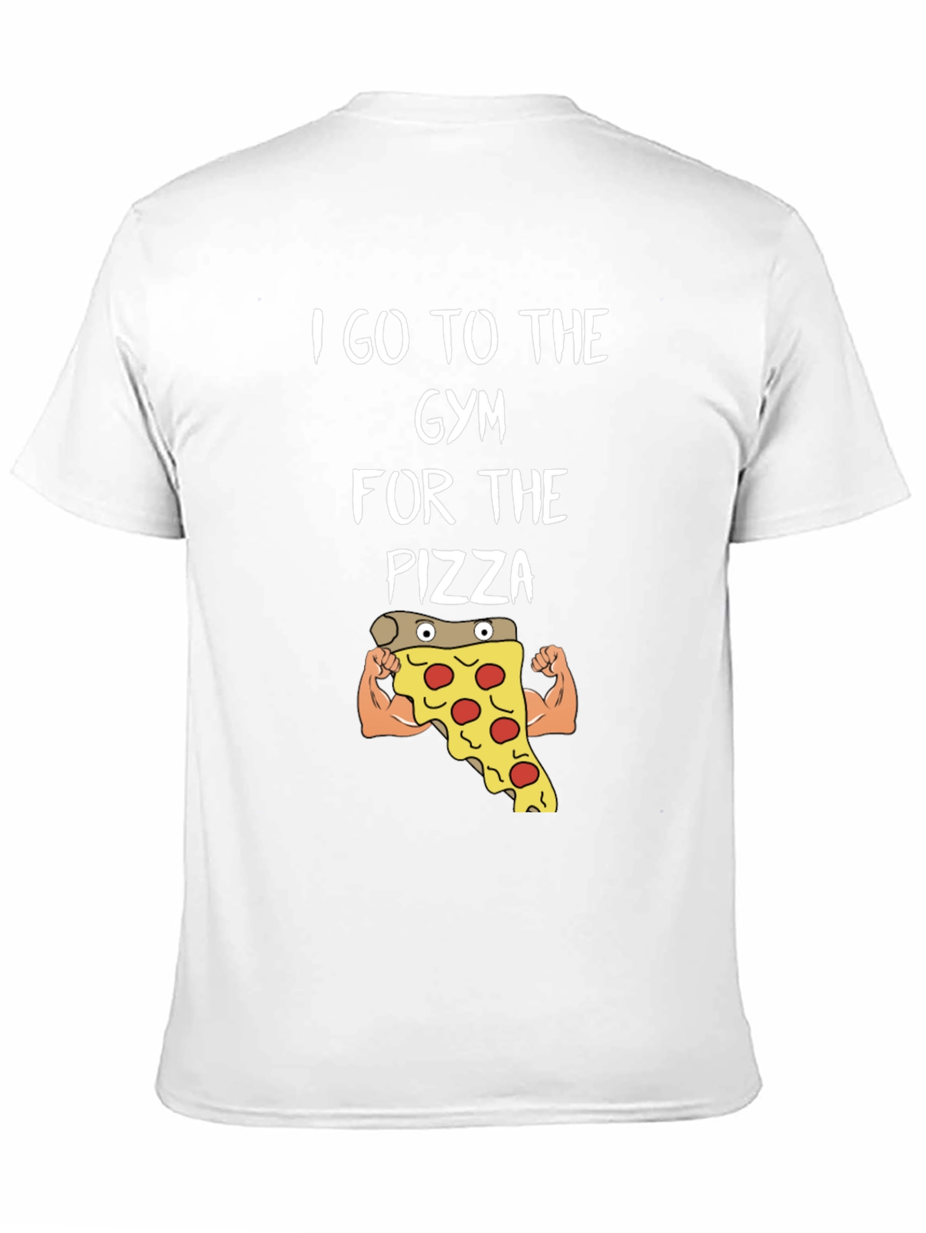 Gym Pizza T-Shirt - Funny Workout Tee