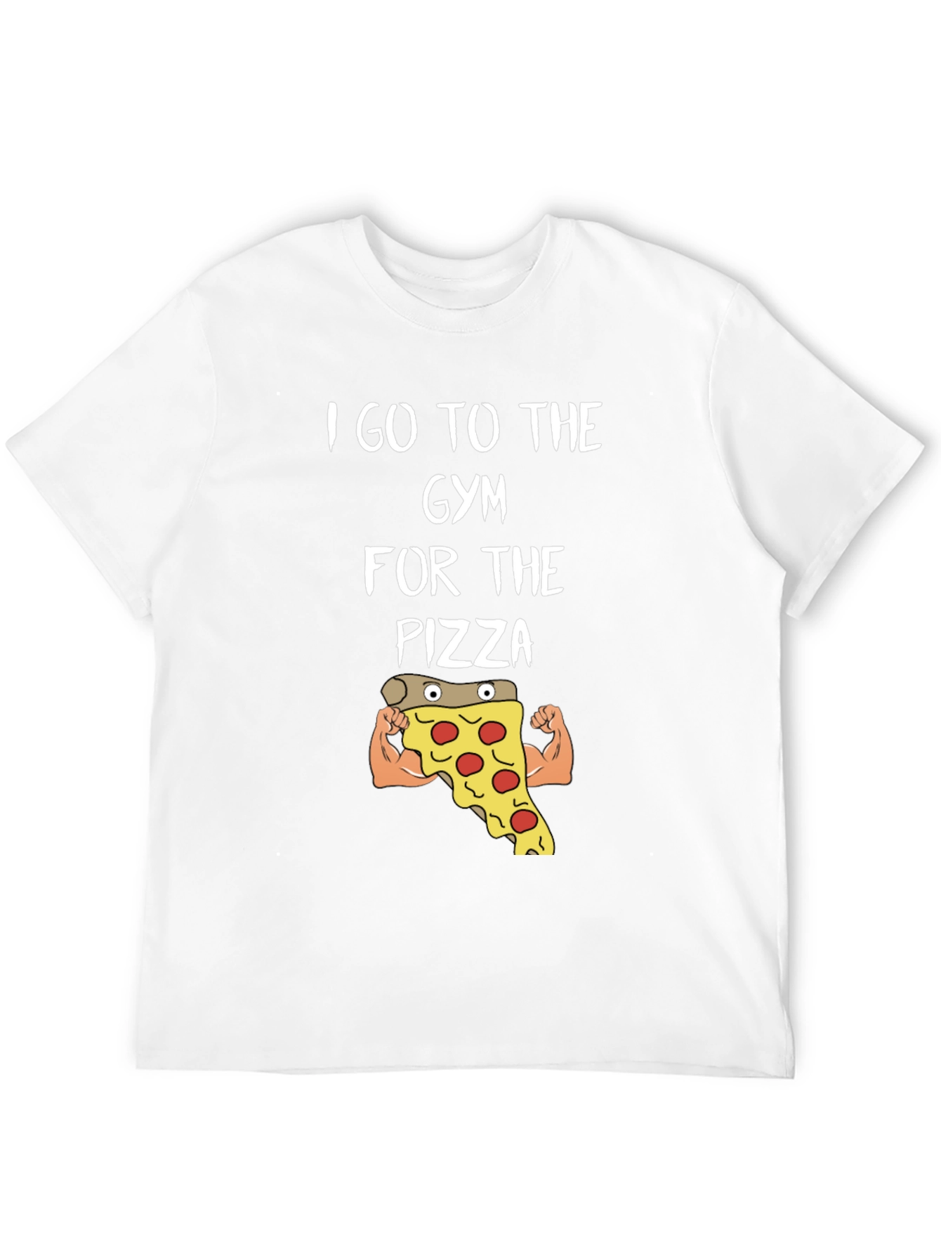 Gym Pizza T-Shirt - Funny Workout Tee