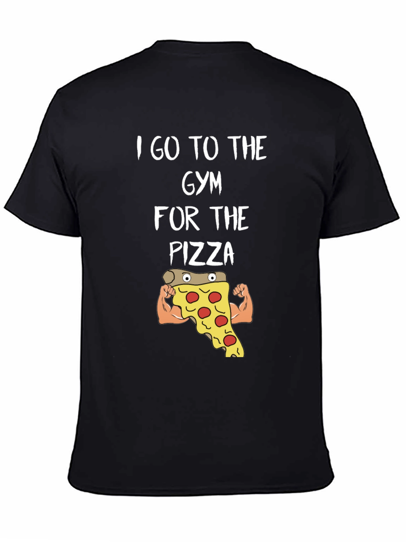 Gym Pizza T-Shirt - Funny Workout Tee