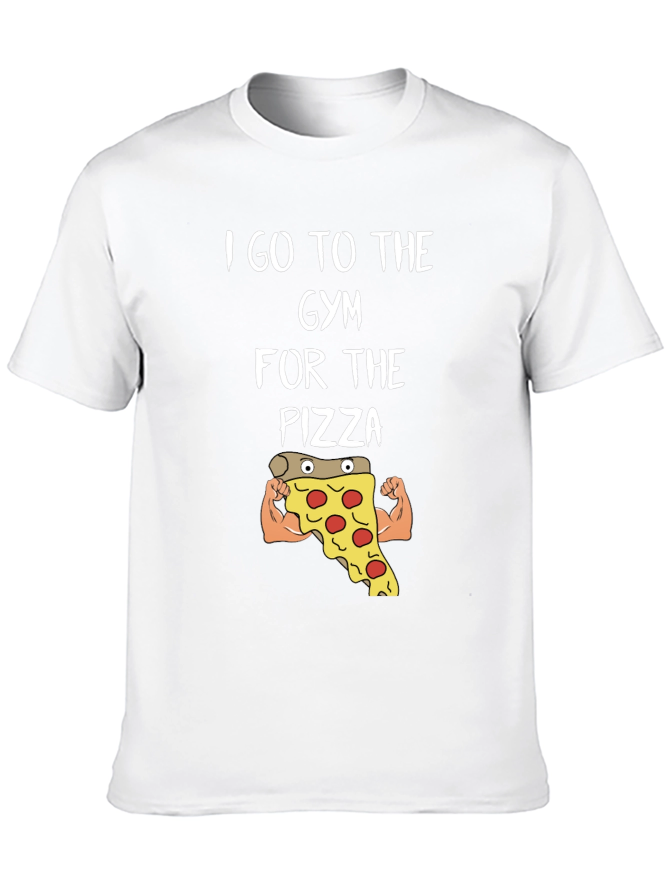Gym Pizza T-Shirt - Funny Workout Tee