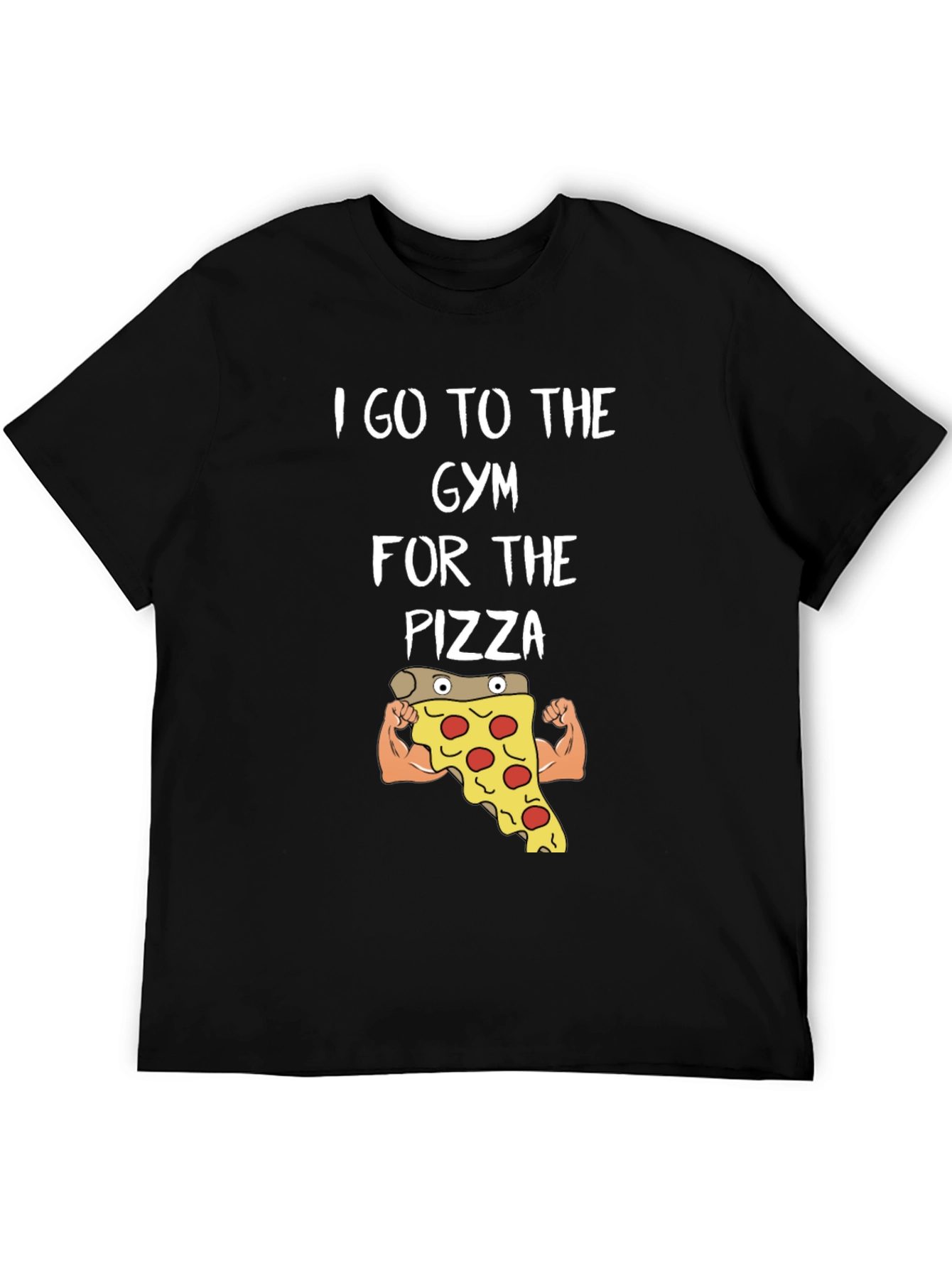 Gym Pizza T-Shirt - Funny Workout Tee