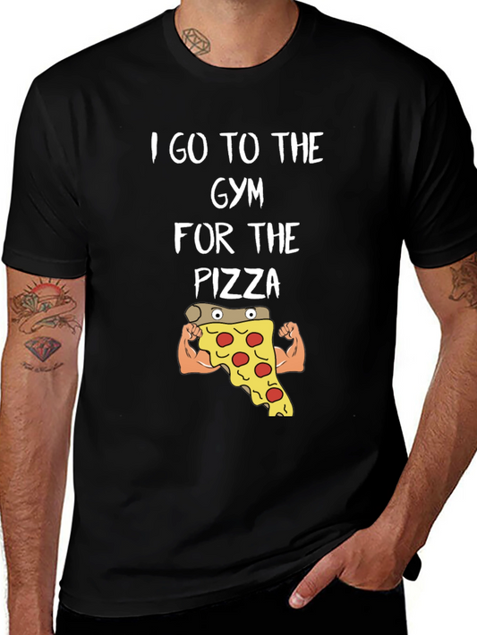 Gym Pizza T-Shirt - Funny Workout Tee