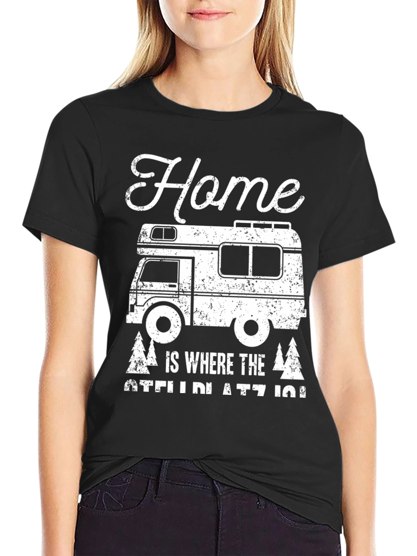Home is Where You Park It Camper T-Shirt