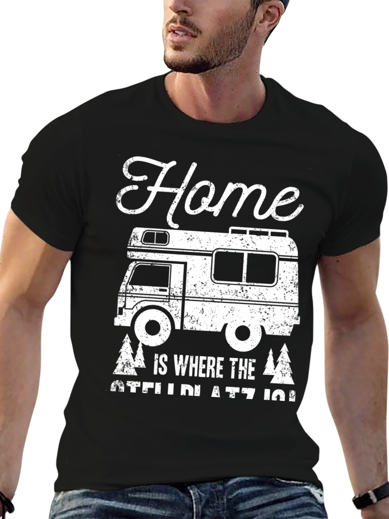 Home is Where You Park It Camper T-Shirt