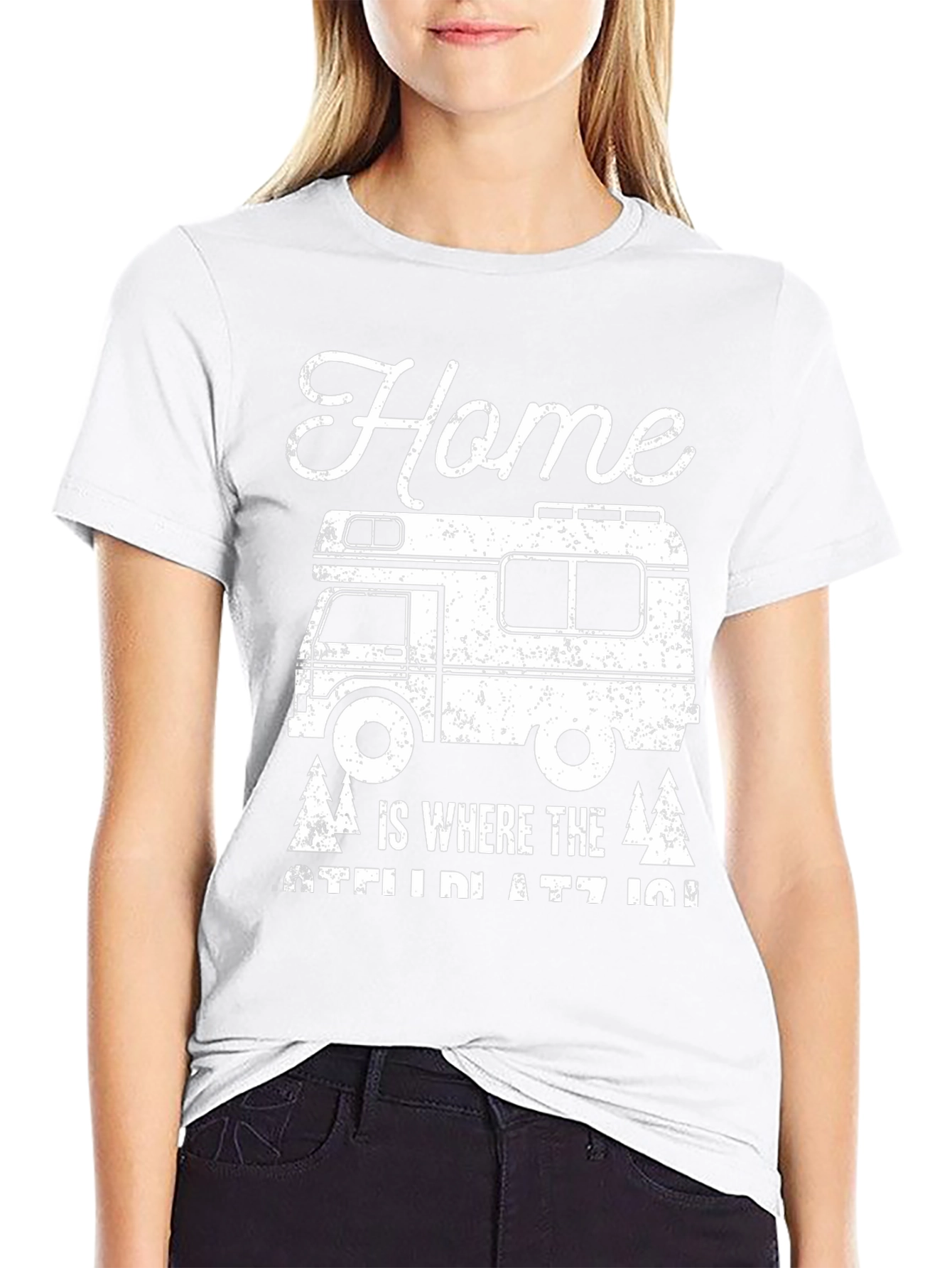 Home is Where You Park It Camper T-Shirt