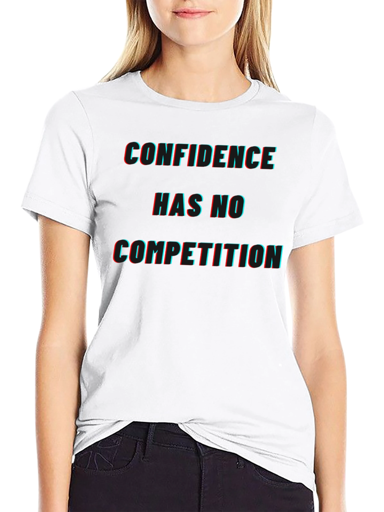 Confidence Tee: No Competition Graphic T-Shirt