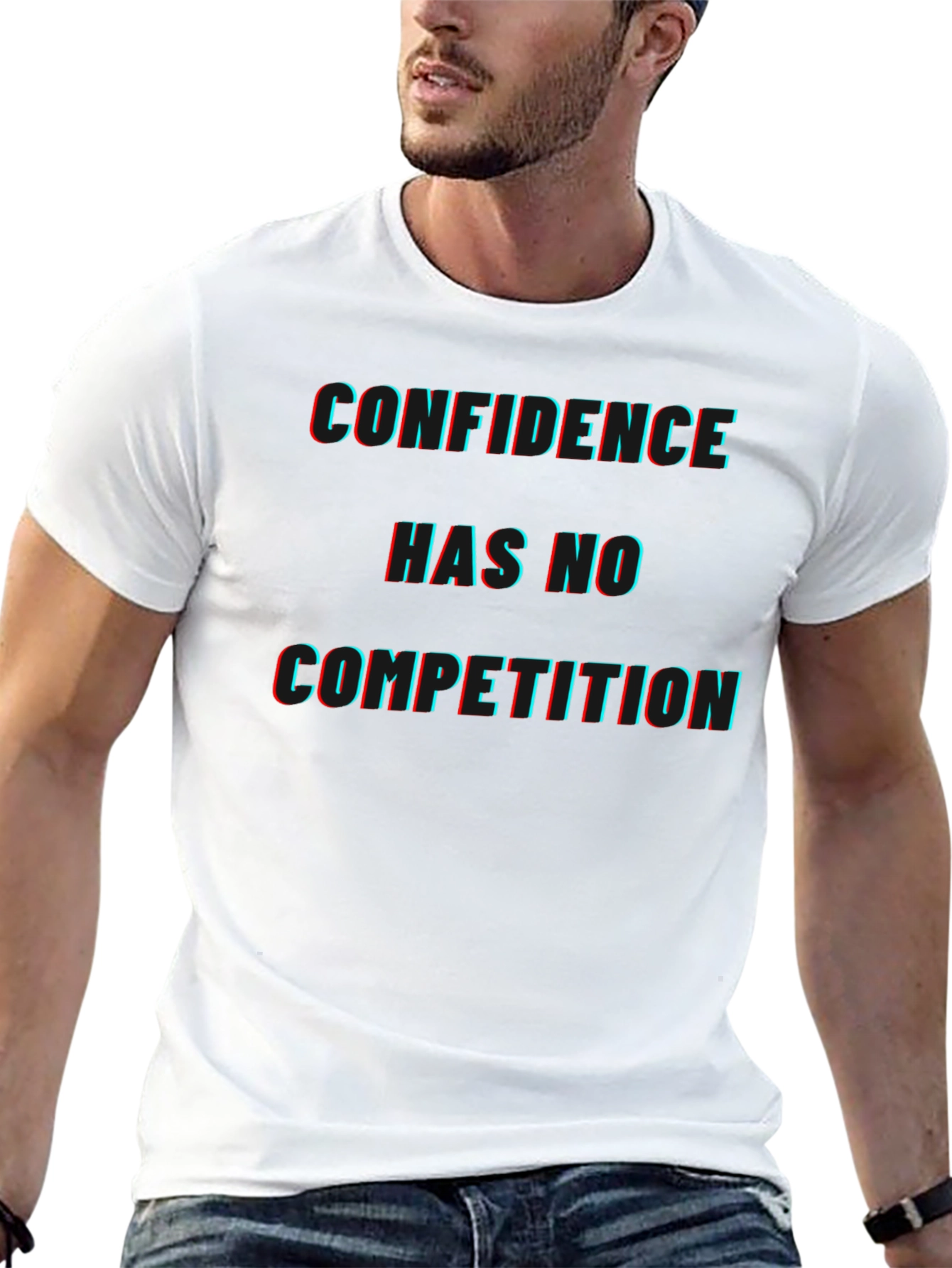 Confidence Tee: No Competition Graphic T-Shirt