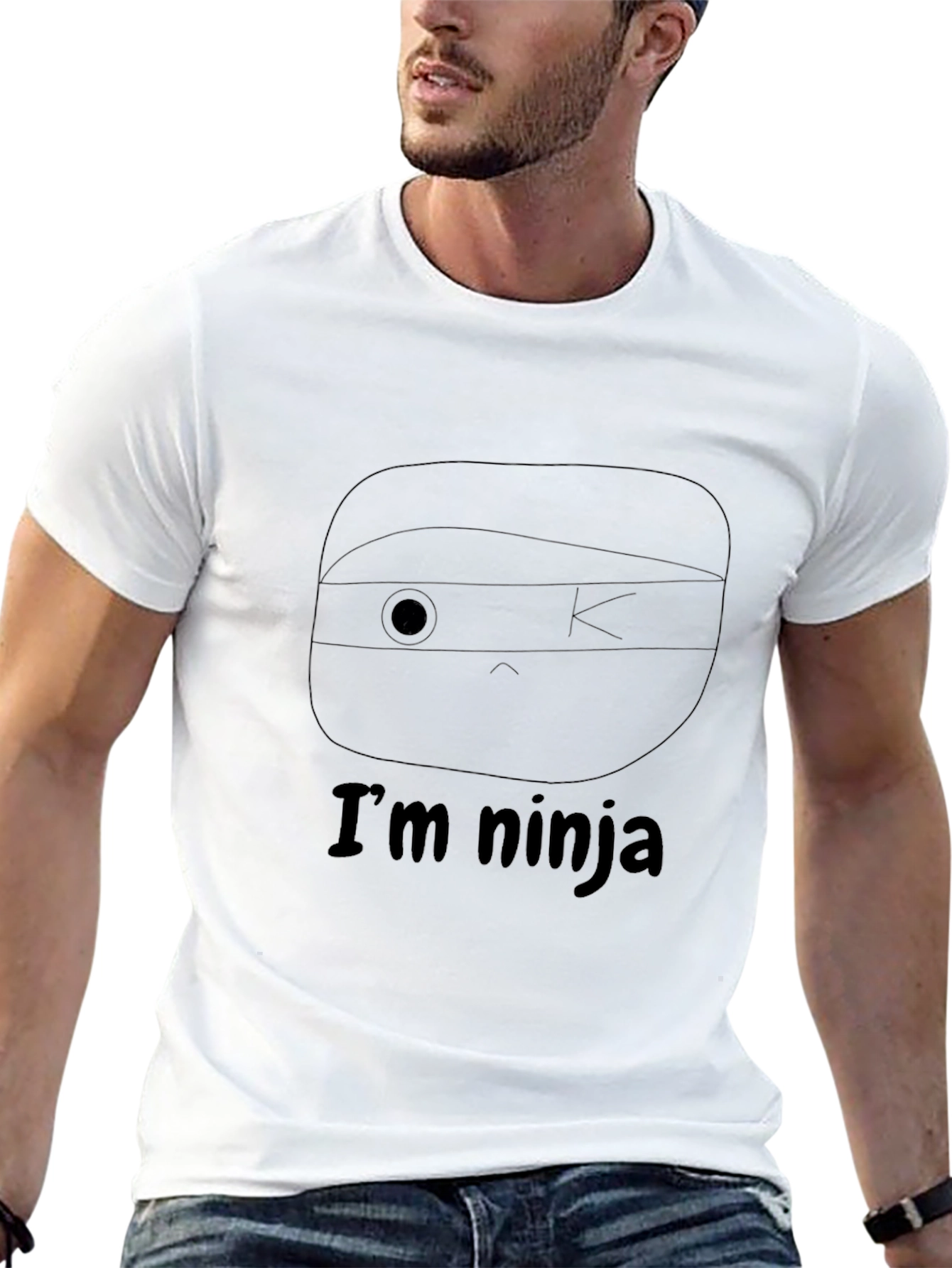 Im Ninja Graphic T-Shirt - Soft Cotton Blend Tee