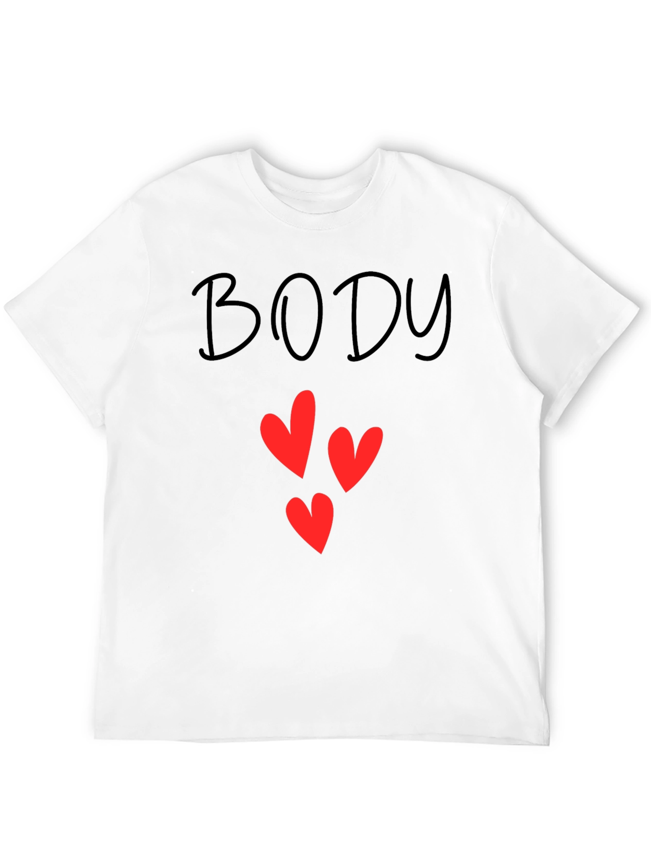 Body Love T-Shirt - Black Graphic Tee