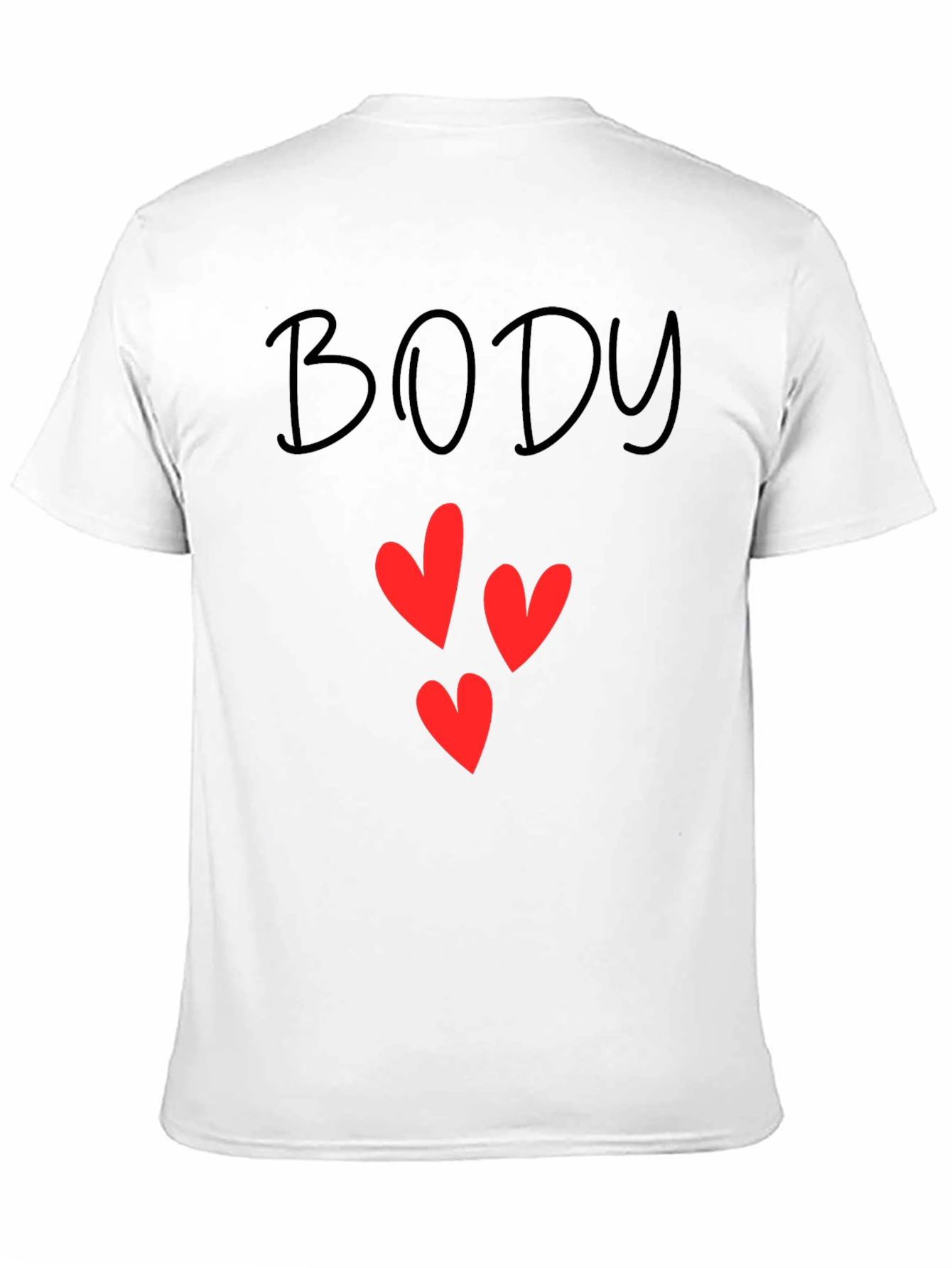 Body Love T-Shirt - Black Graphic Tee